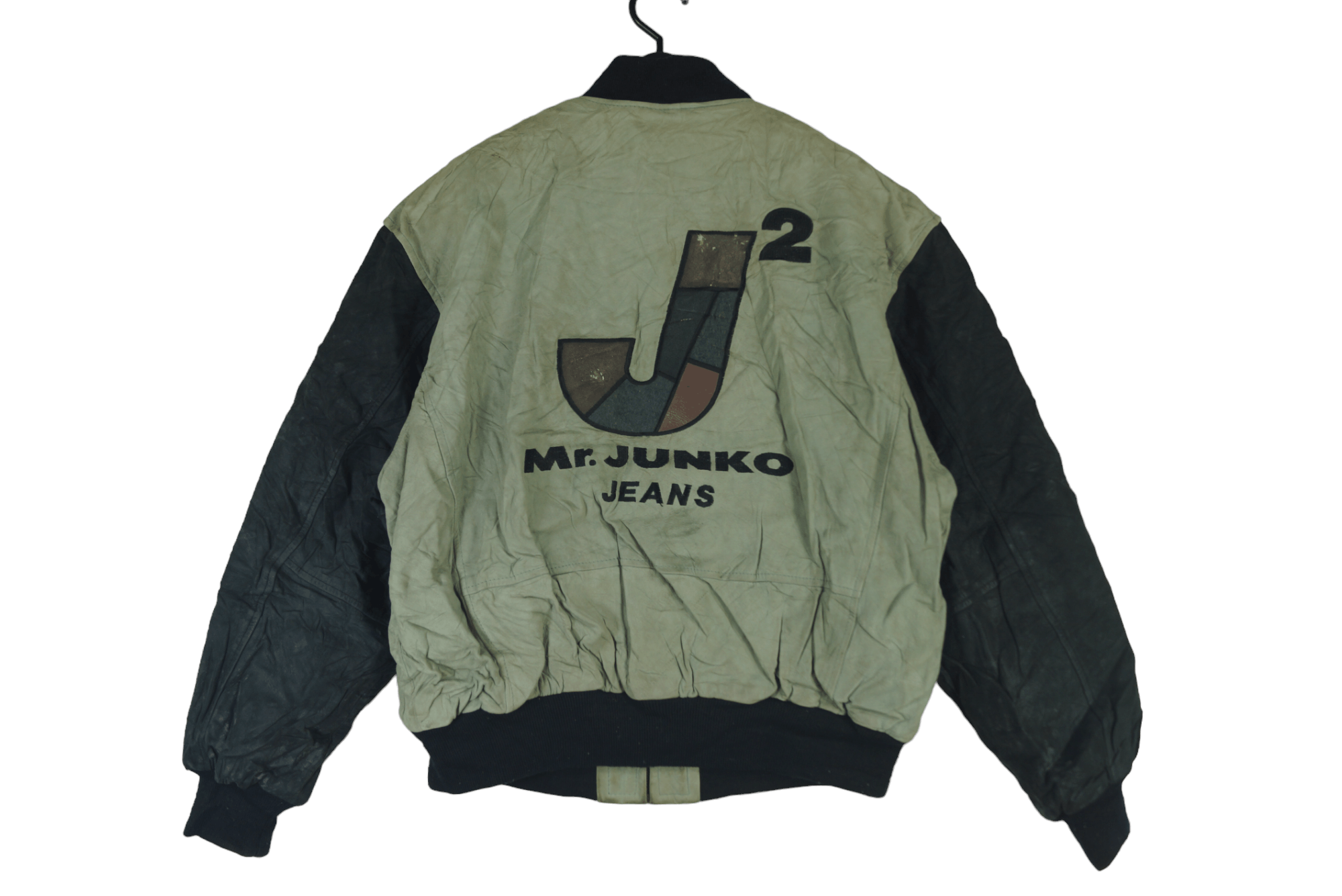 Mr. Junko × Vintage Mr. Junko Jeans Leather Jacket Nice Design BackHit Size US M / EU 48-50 / 2 - 6 Thumbnail