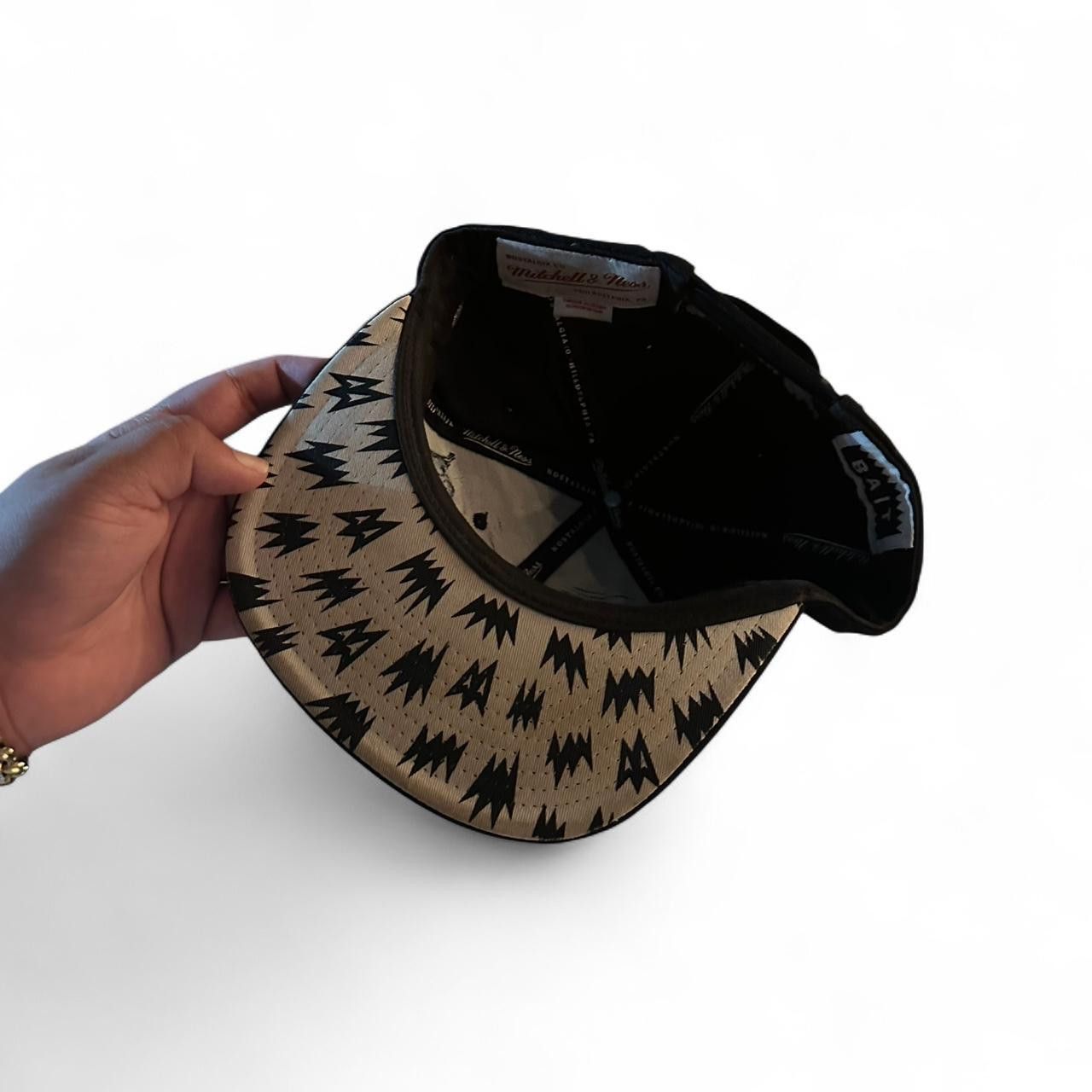 Bait mitchell and ness x bait reflective snapback hat Size ONE SIZE - 3 Thumbnail