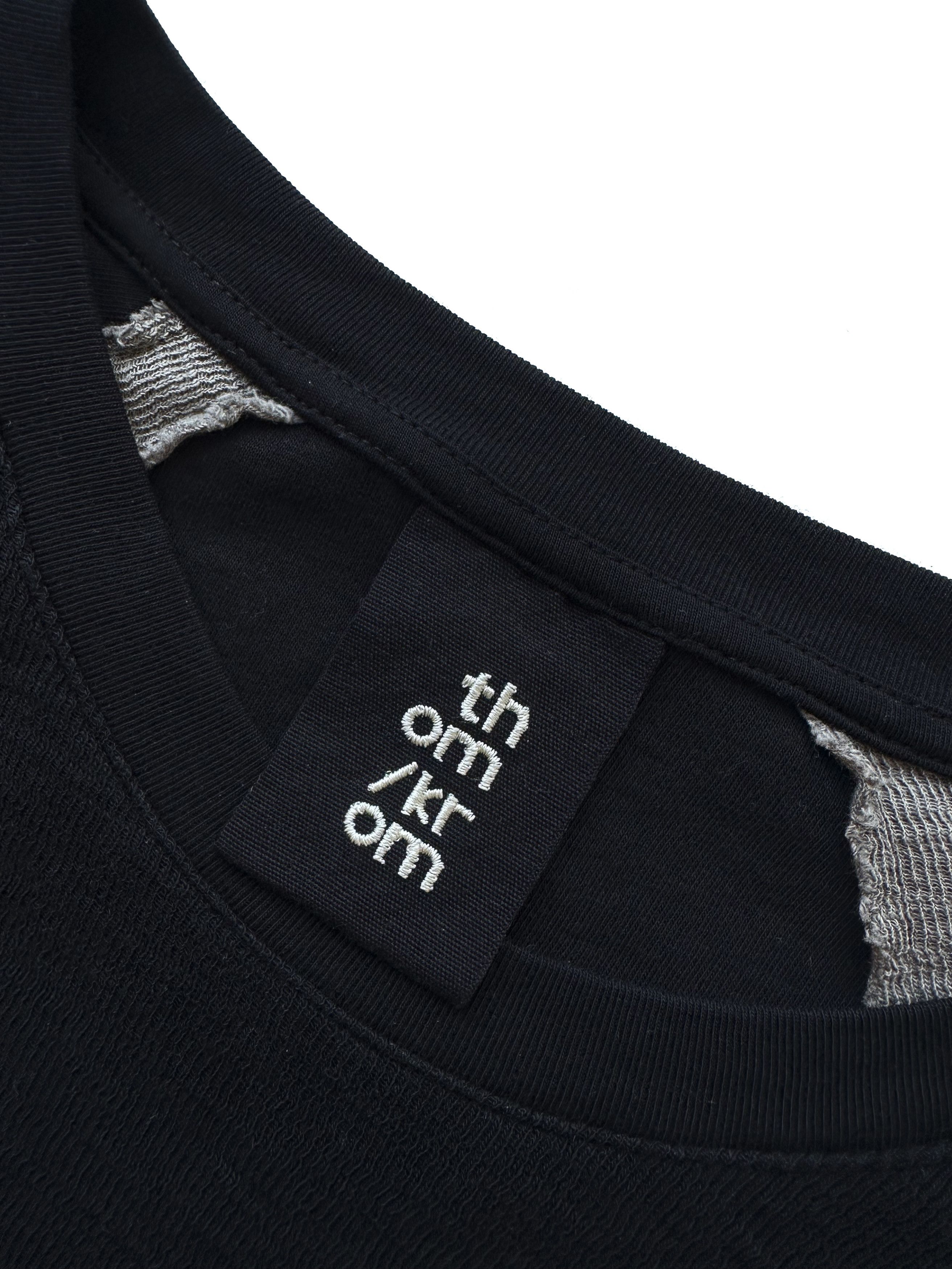 Thom/Krom TS 833 BLACK longsleeve t-shirt
