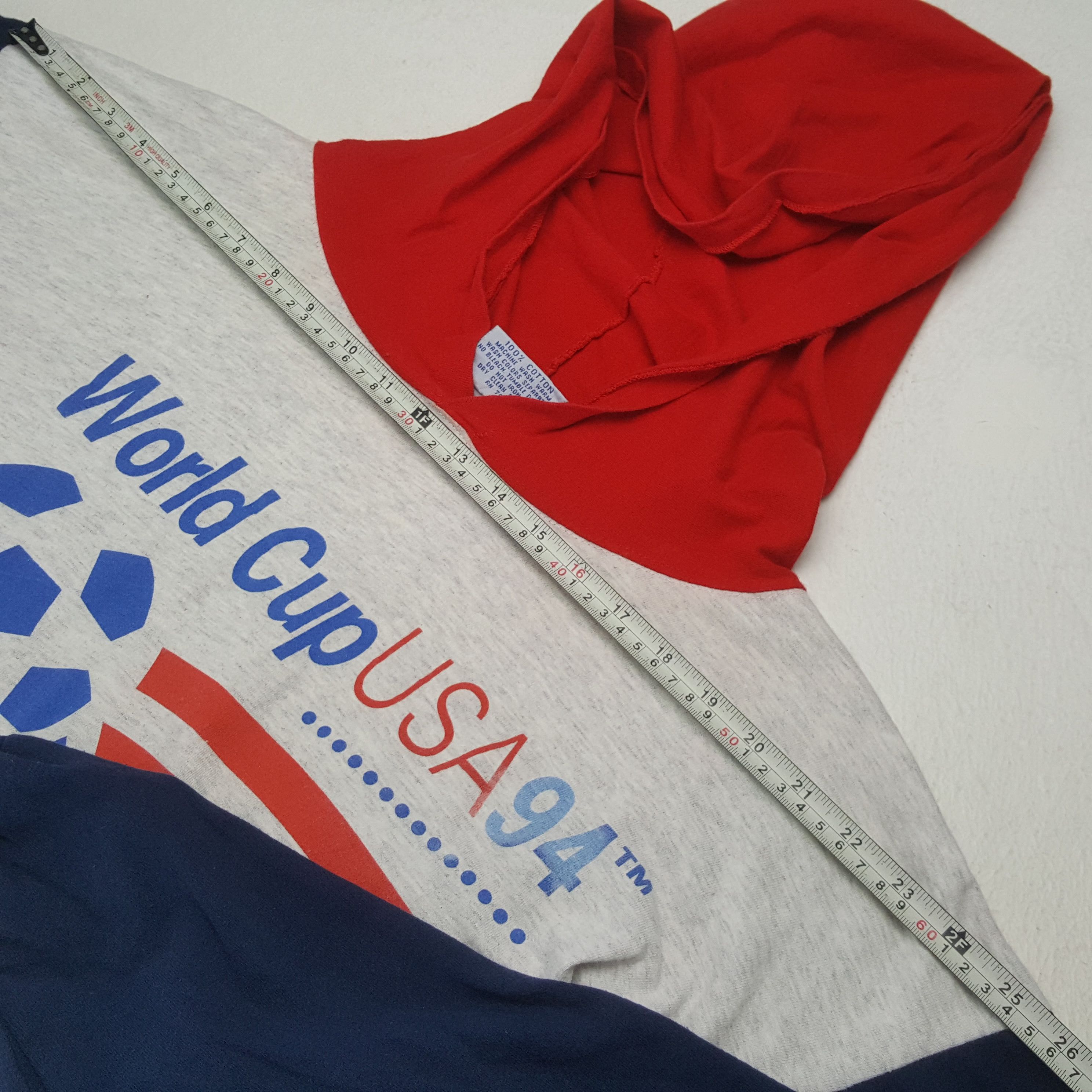 The Game × Vintage Vintage WORLD CUP USA 94 Sportswear Hoodies C285N180 Size US XL / EU 56 / 4 - 6 Thumbnail