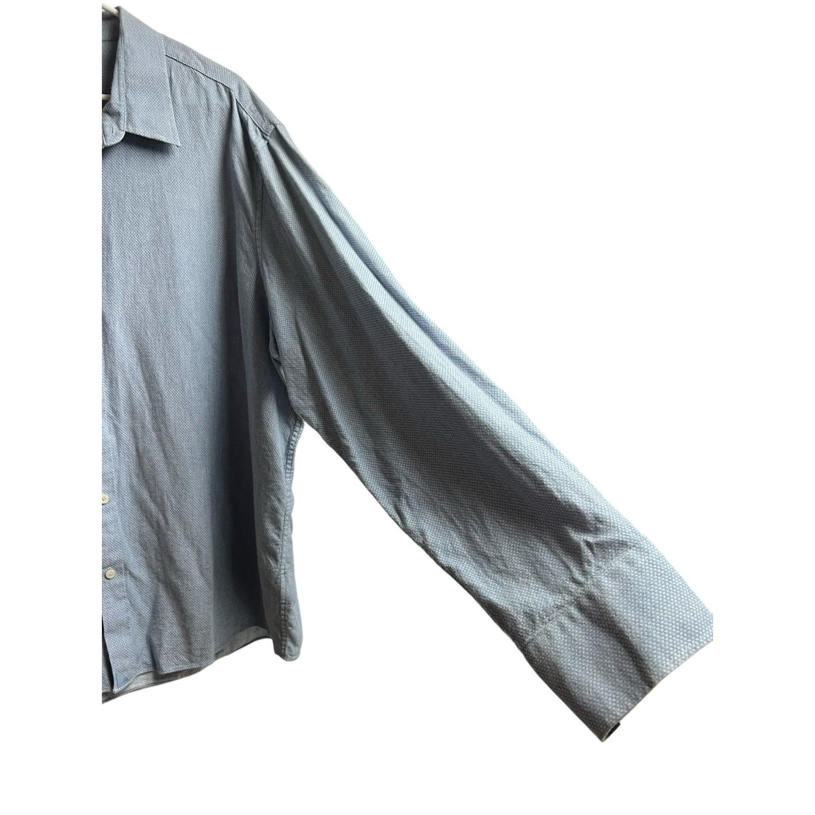 UNTUCKit UNTUCKit Priam Shirt Size XXXL Blue Textured Button Down Size US XXL / EU 58 / 5 - 6 Thumbnail