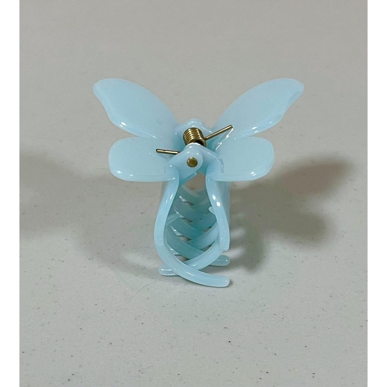 Japanese Brand × Vintage Blue Pastel Butterfly Claw Clip for Hair 🦋✨ Size ONE SIZE - 3 Thumbnail