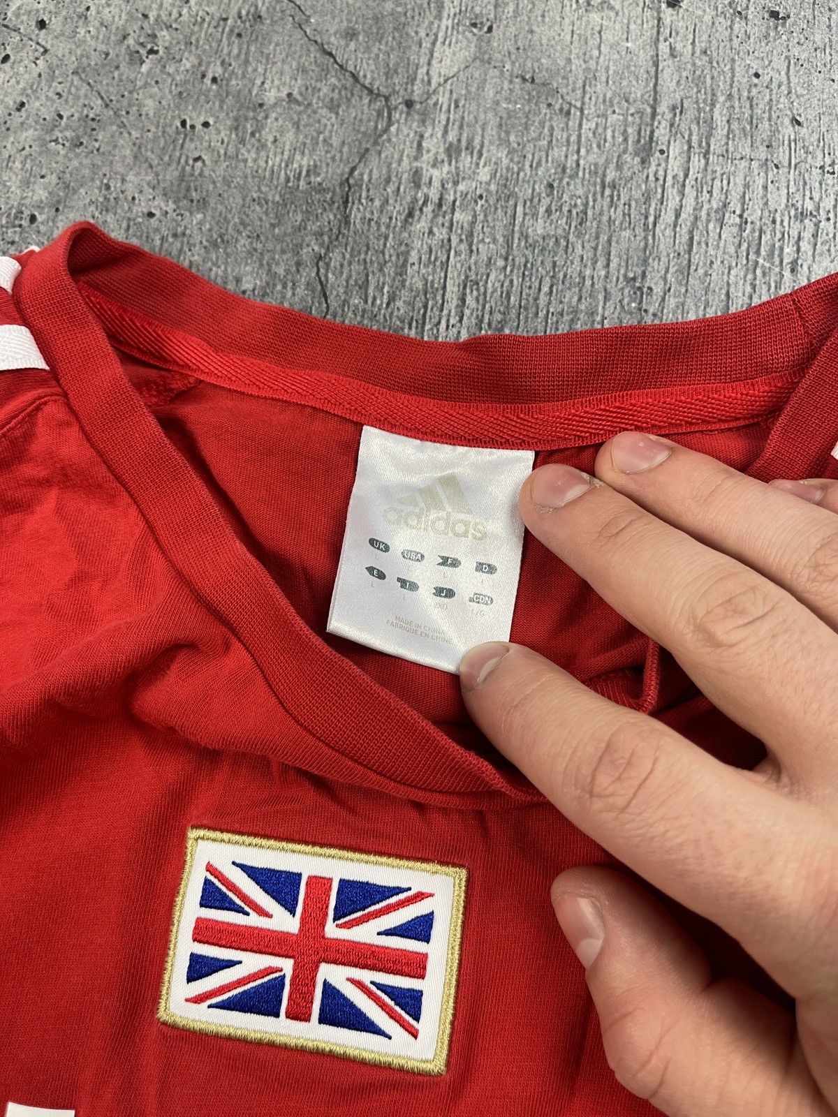 Adidas × Vintage Adidas 2012 Olympics Great Britain Team GB Jersey Size US L / EU 52-54 / 3 - 7 Thumbnail