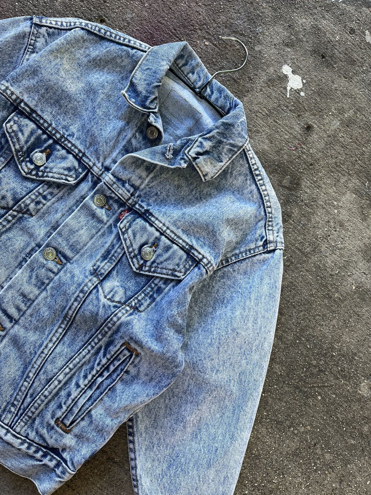 Levi's 80s Levis Type 3 Acid Wash Size US XS / EU 42 / 0 - 2 Thumbnail