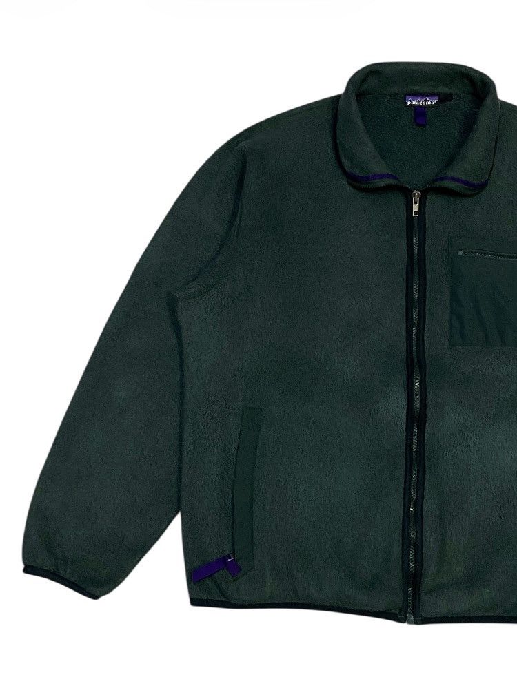 Patagonia Vintage 90s Patagonia Green Full Zip Synchilla Fleece Jacket Size US XL / EU 56 / 4 - 5 Thumbnail