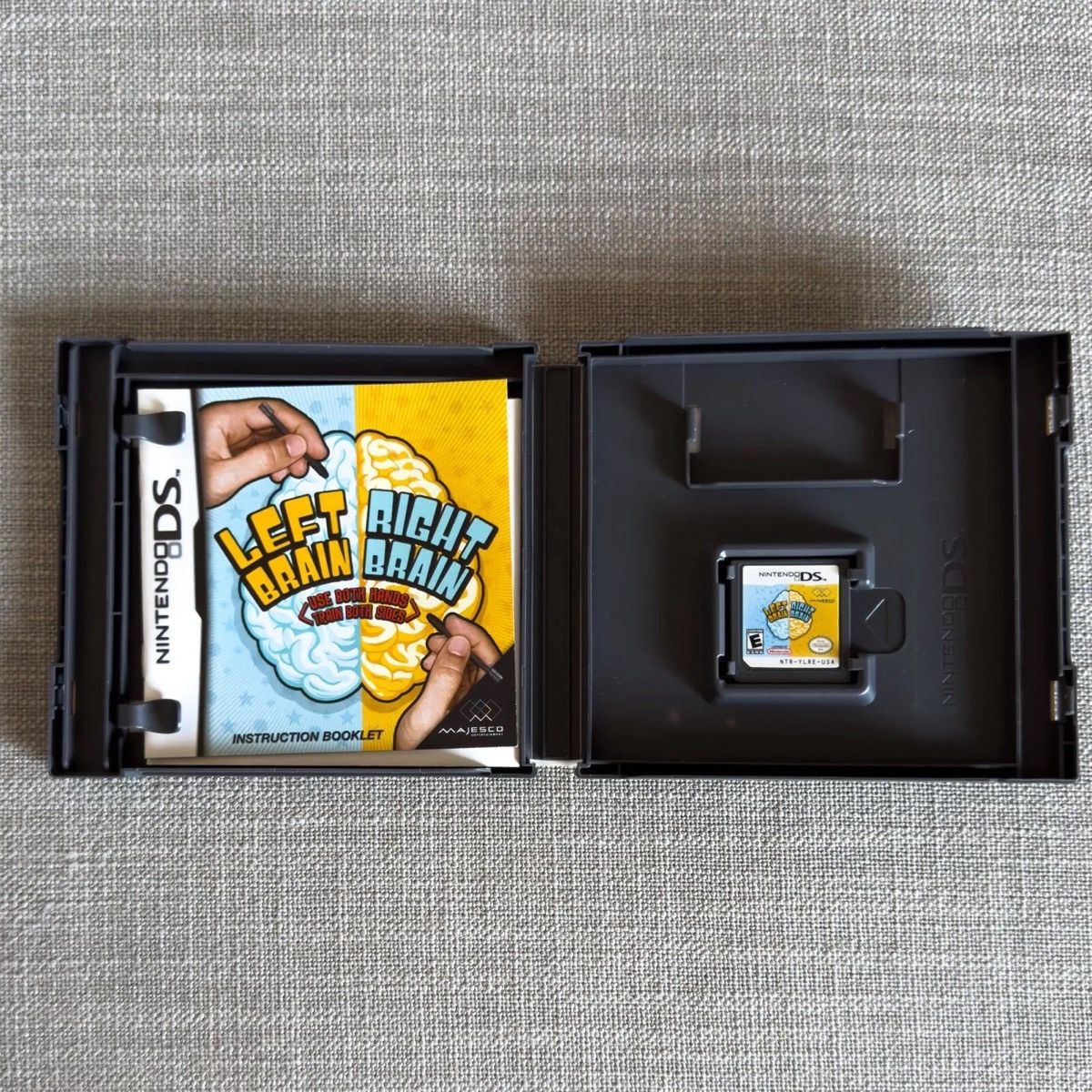 Nintendo Left Brain Right Brain 2007 Nintendo DS Lite 3DS CIB Size ONE SIZE - 3 Thumbnail