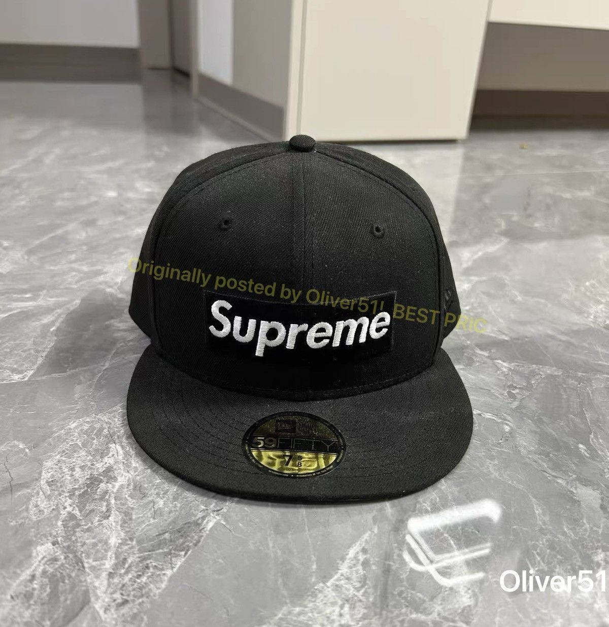 New Era × Supreme Supreme Gothic Outline Adjustable New Era