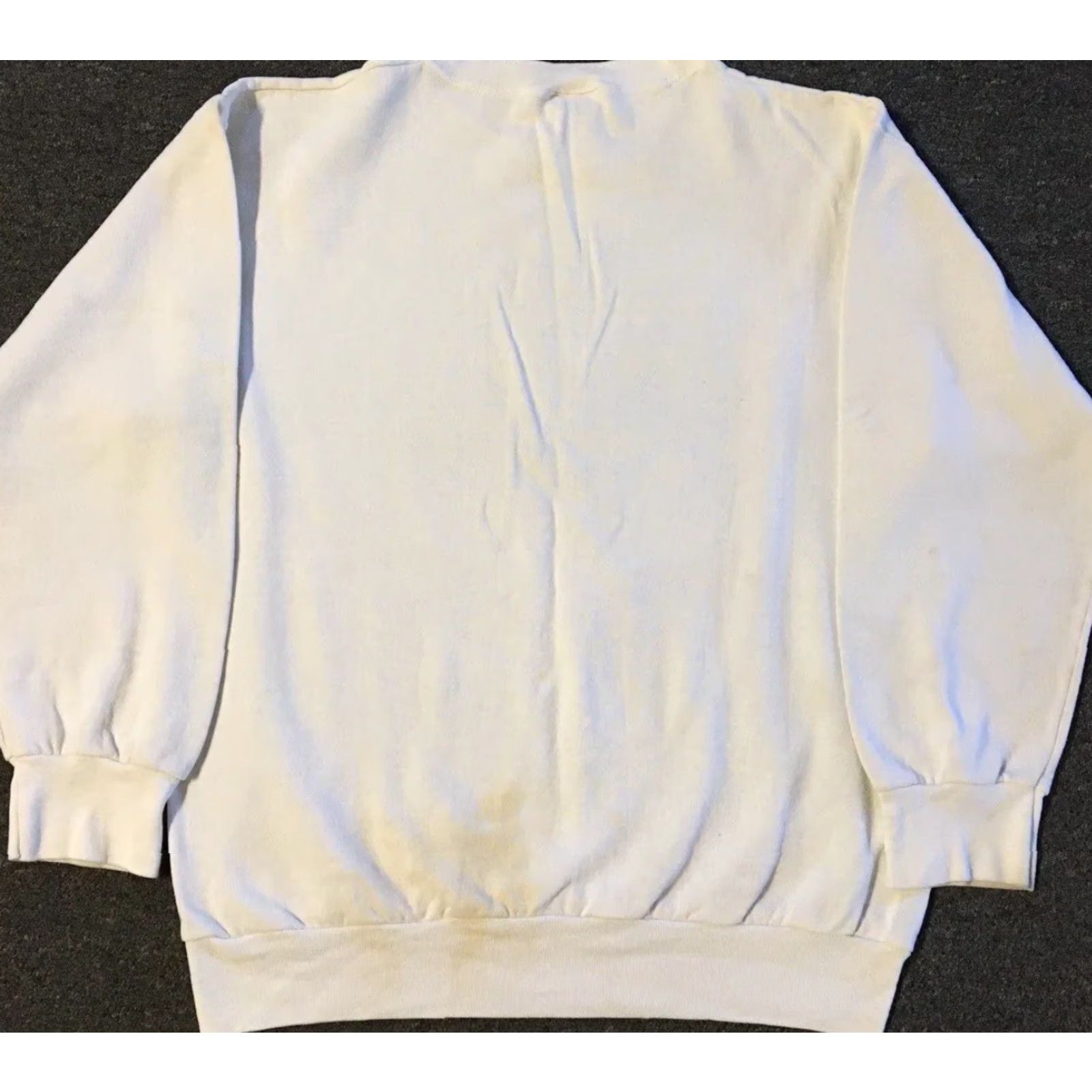 Vintage VINTAGE 90s Grandpa Hoodie M White Distressed Sweatshirt Im Retired Faded Joke Dad Grunge 80s 90s Size US M / EU 48-50 / 2 - 2 Thumbnail