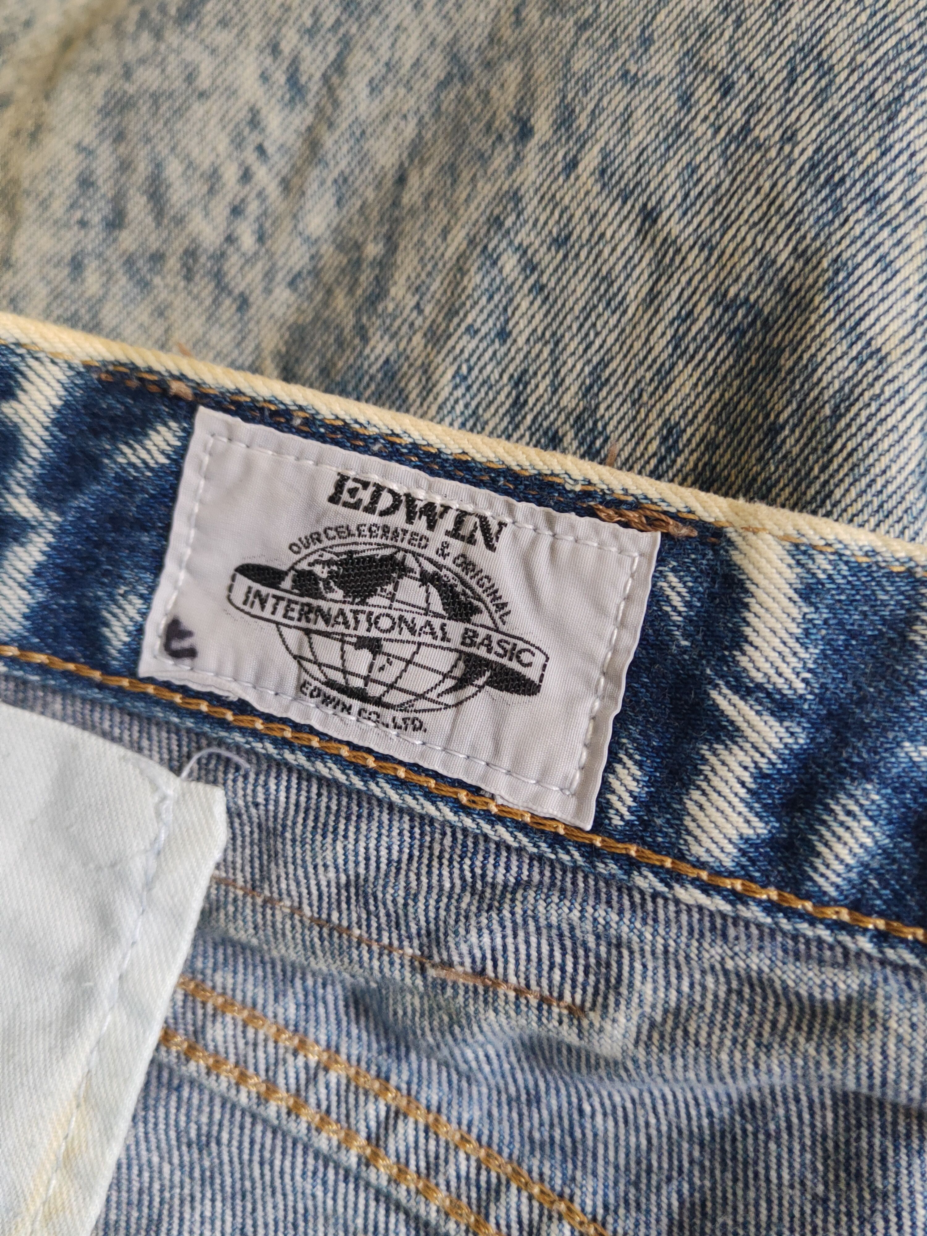 Edwin Edwin Blue Faded Distressed Ripped Jeans #S2360 Size US 27 - 16 Thumbnail