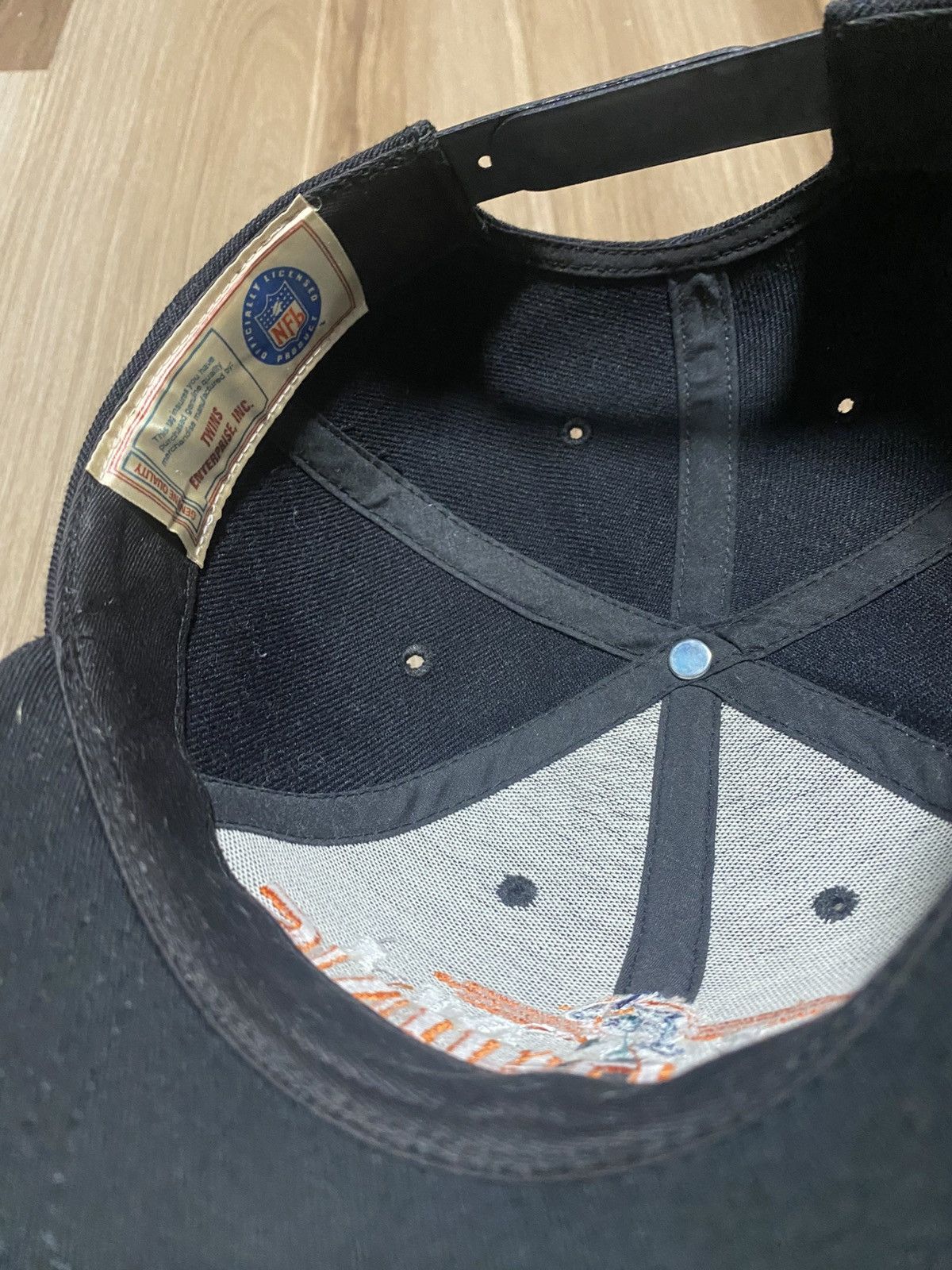 NFL × Twins × Vintage Miami Dolphins Vintage Embroidered Wool Blend Twins Size ONE SIZE - 5 Thumbnail