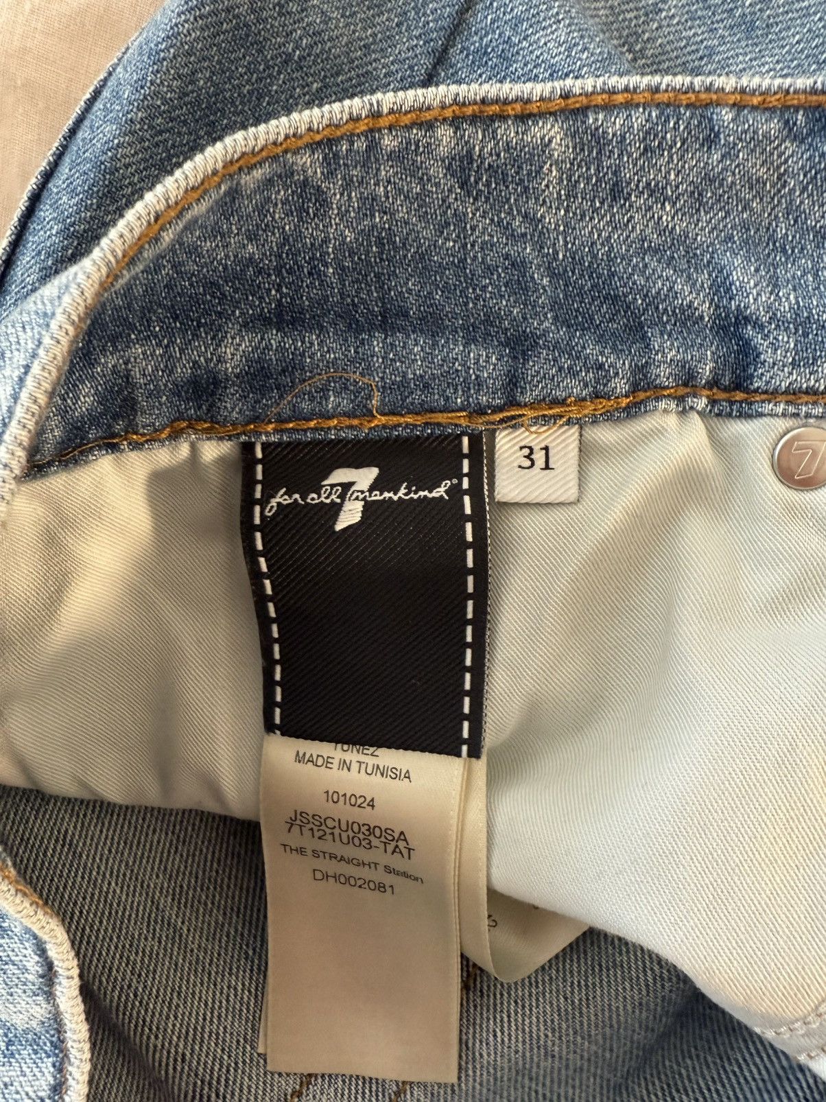 7 For All Mankind 7 For All Mankind Denim Jeans 31x30 Size US 31 - 4 Thumbnail
