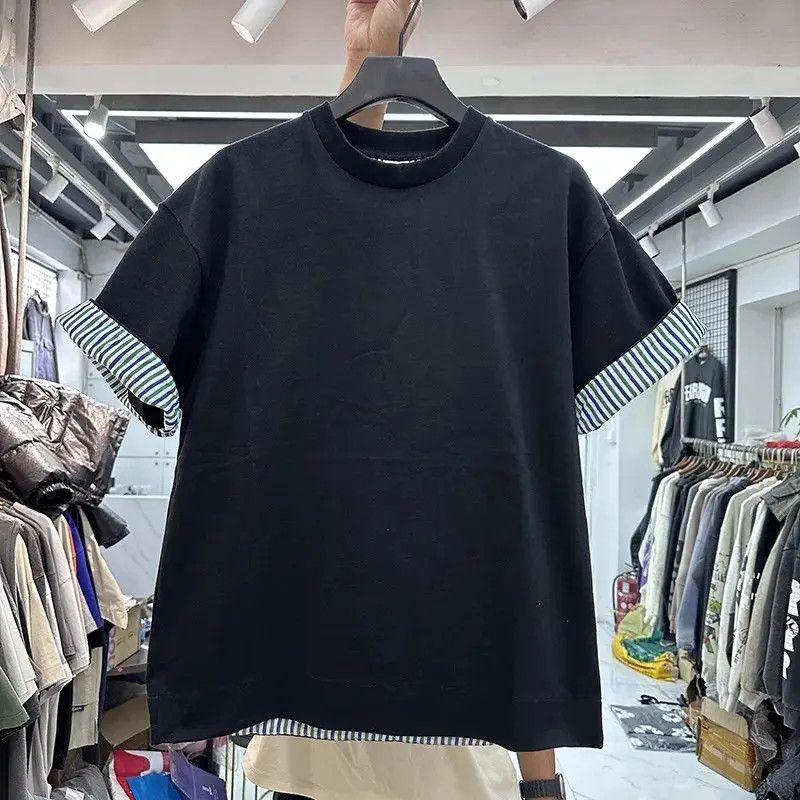 Japanese Brand × Vintage Streetwear Stripe Under Basic Tee Size US L / EU 52-54 / 3 - 4 Thumbnail