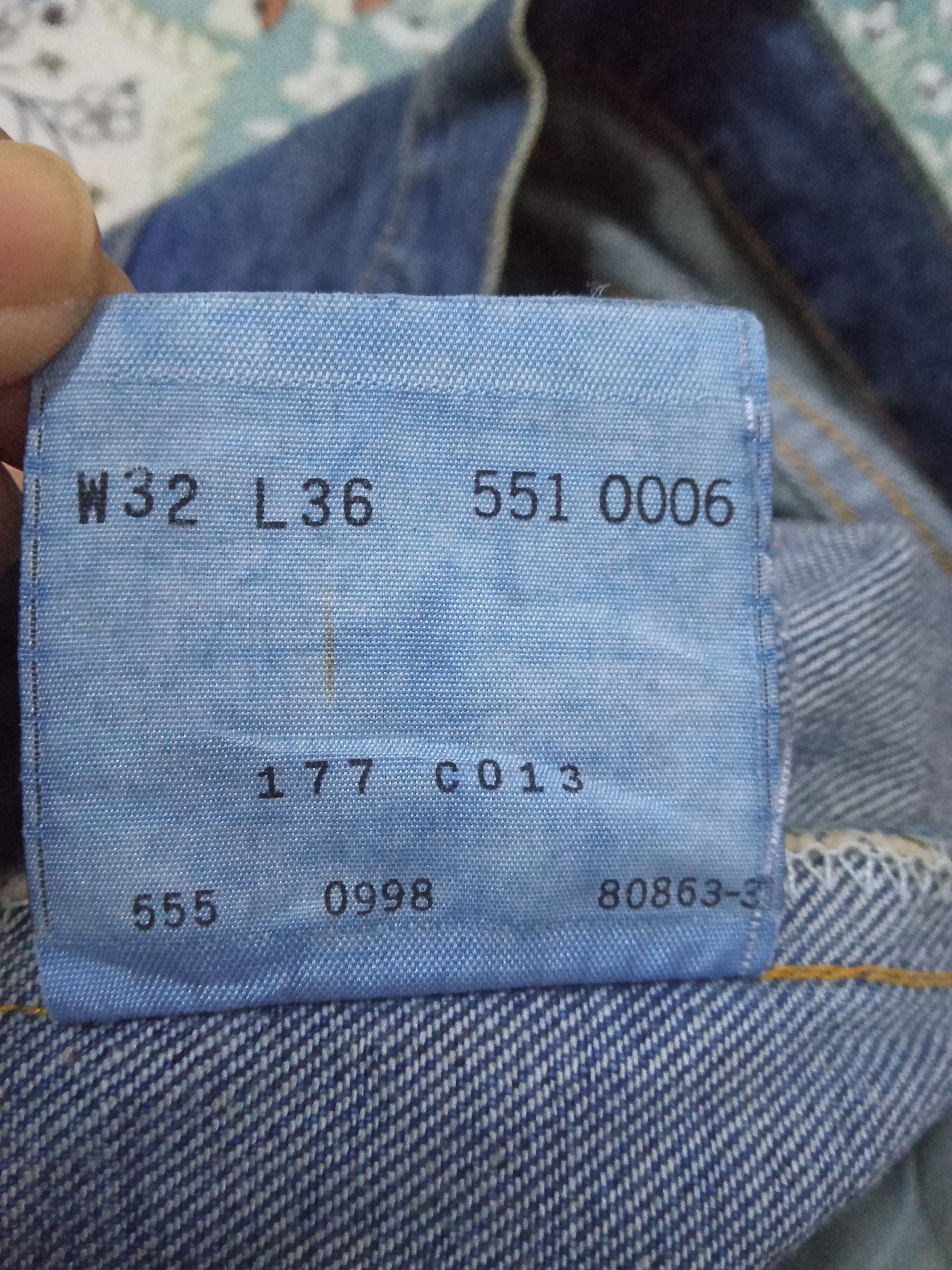 Levi's Vintage Clothing Levi's 551 ZXX Lvc Big E Selvedge Jeans Size US 32 / EU 48 - 5 Thumbnail