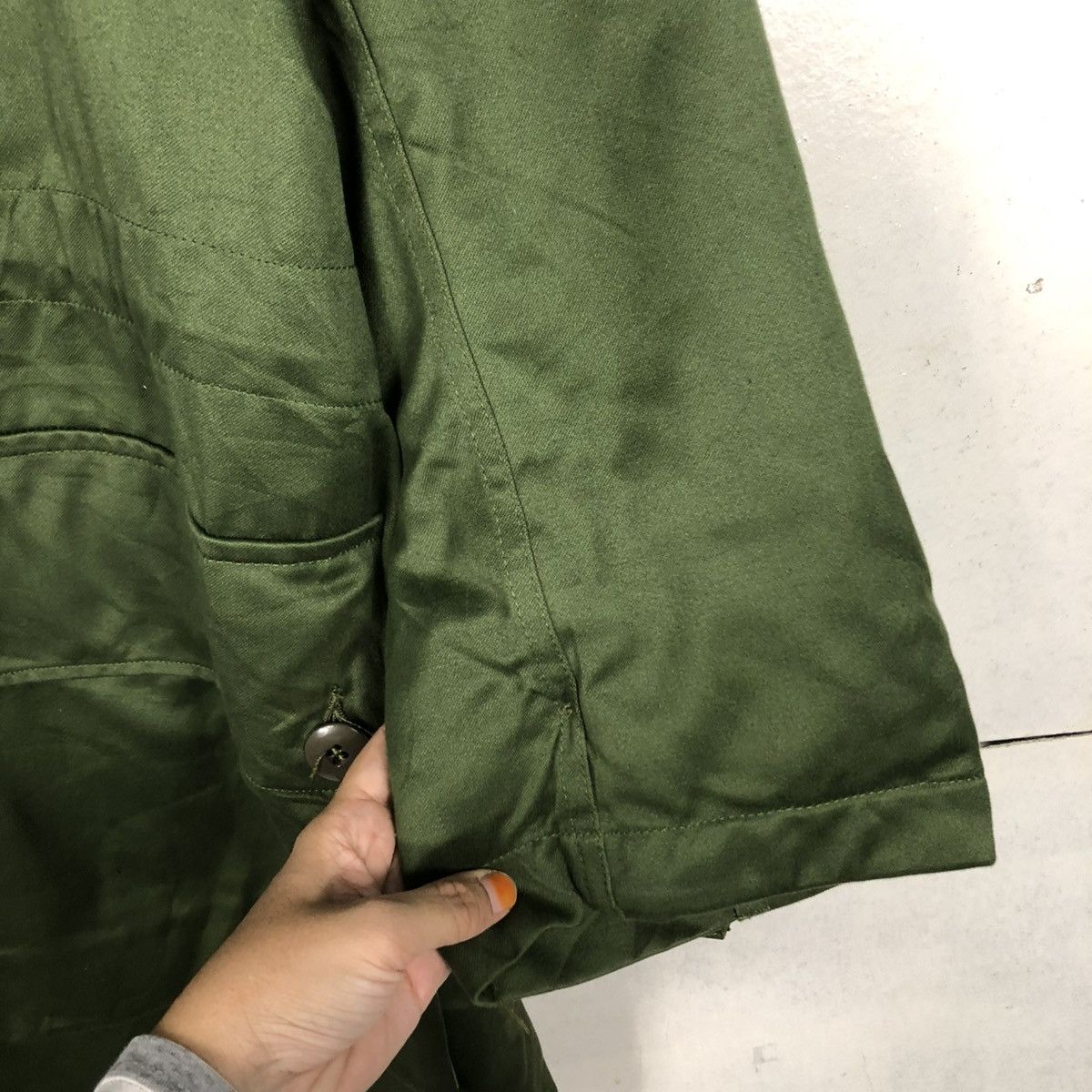 Vintage 🔥VINTAGE PARKA JACKET MILITARY BLANKET C46 WWII Size US M / EU 48-50 / 2 - 17 Thumbnail