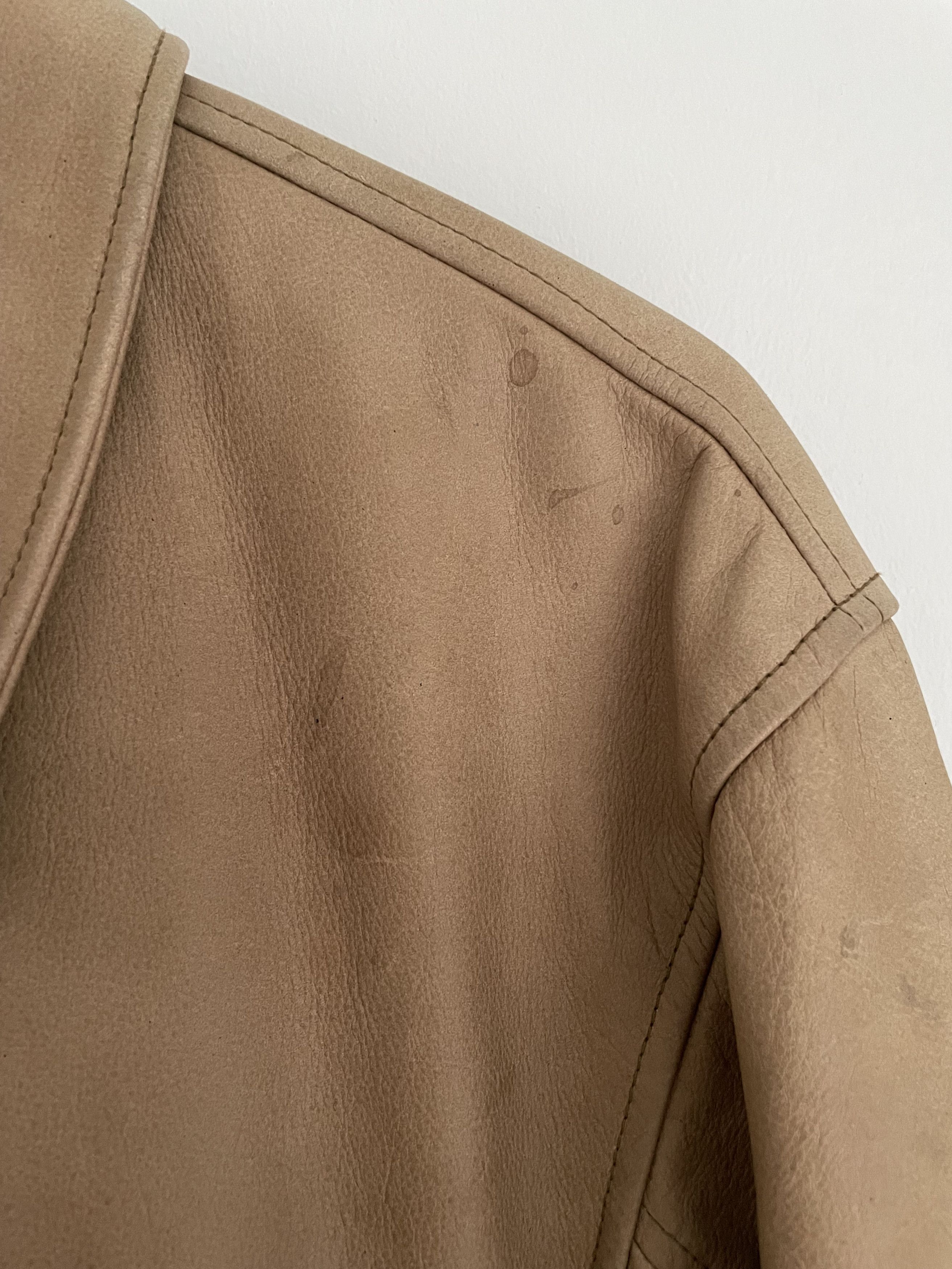 Vintage Vintage leather Jacket beige (Territory Ahead) Size US M / EU 48-50 / 2 - 6 Thumbnail
