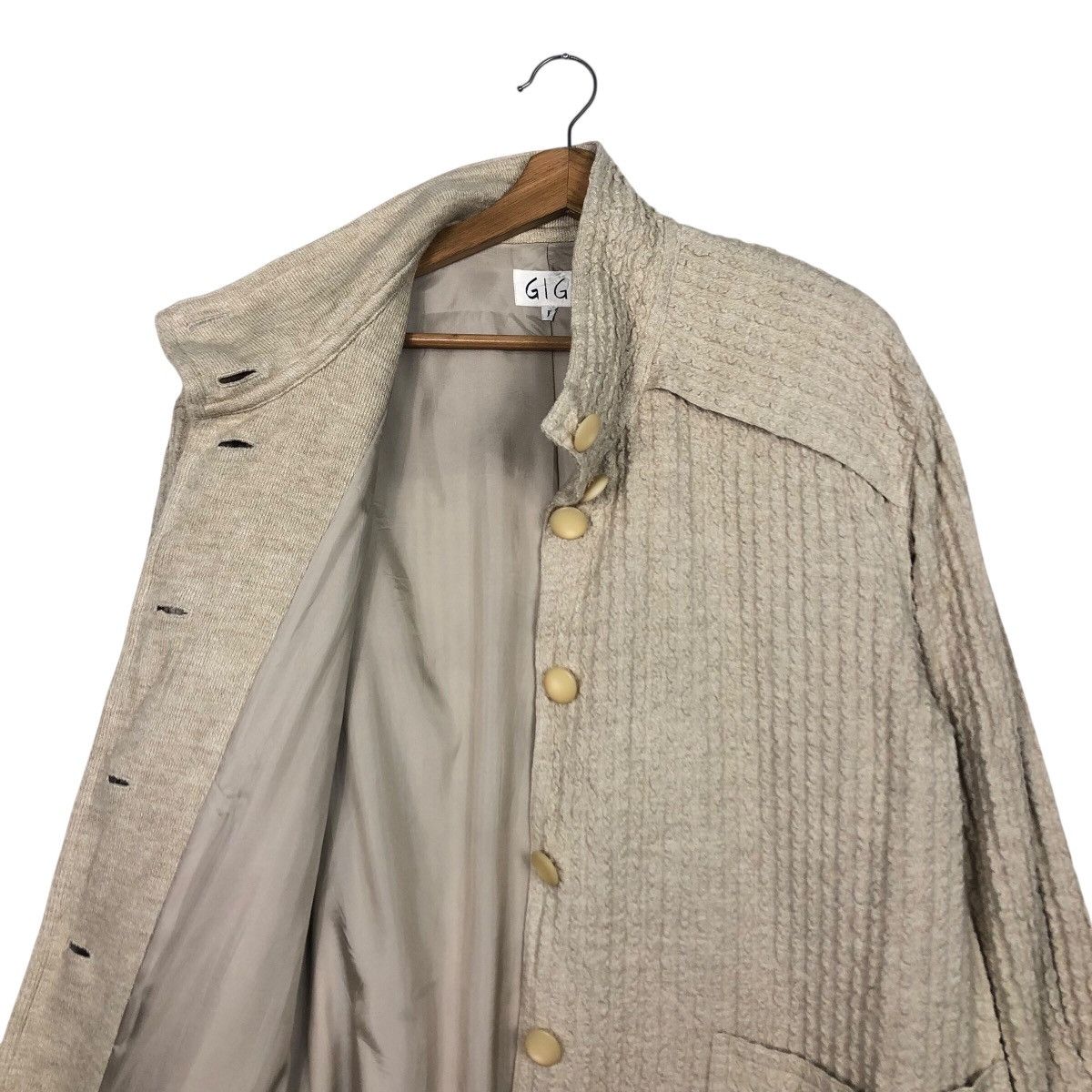 Issey Miyake GIGI Vintage Avant-Garde Textured Coat Japan Domestic Market Size US M / EU 48-50 / 2 - 13 Thumbnail