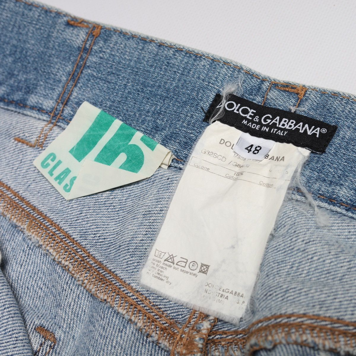 Dolce & Gabbana Dolce Gabbana Sky Blue Jeans Denim Pants Trousers Metal Logo Size US 32 / EU 48 - 11 Thumbnail