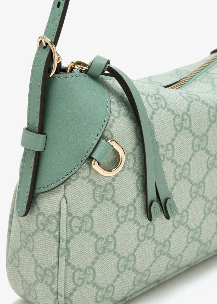 Gucci o1la5ras0526 Size: OS / GG Emblem Small Shoulder Bag Green Size ONE SIZE - 2 Thumbnail