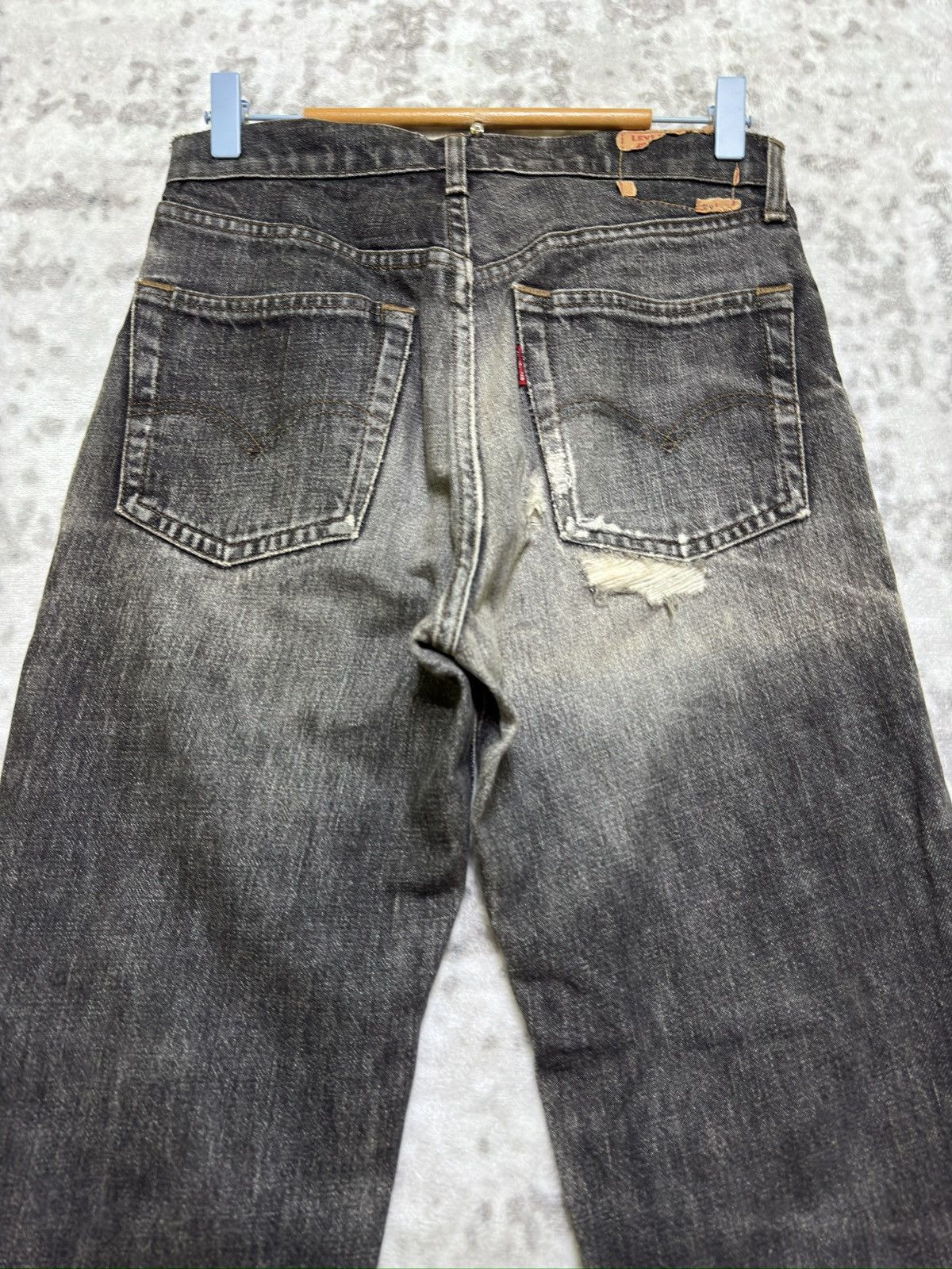 Levi's Vintage Levi’s 603 Acid Wash Distressed Tapered Leg Jeans Size US 28 / EU 44 - 12 Thumbnail