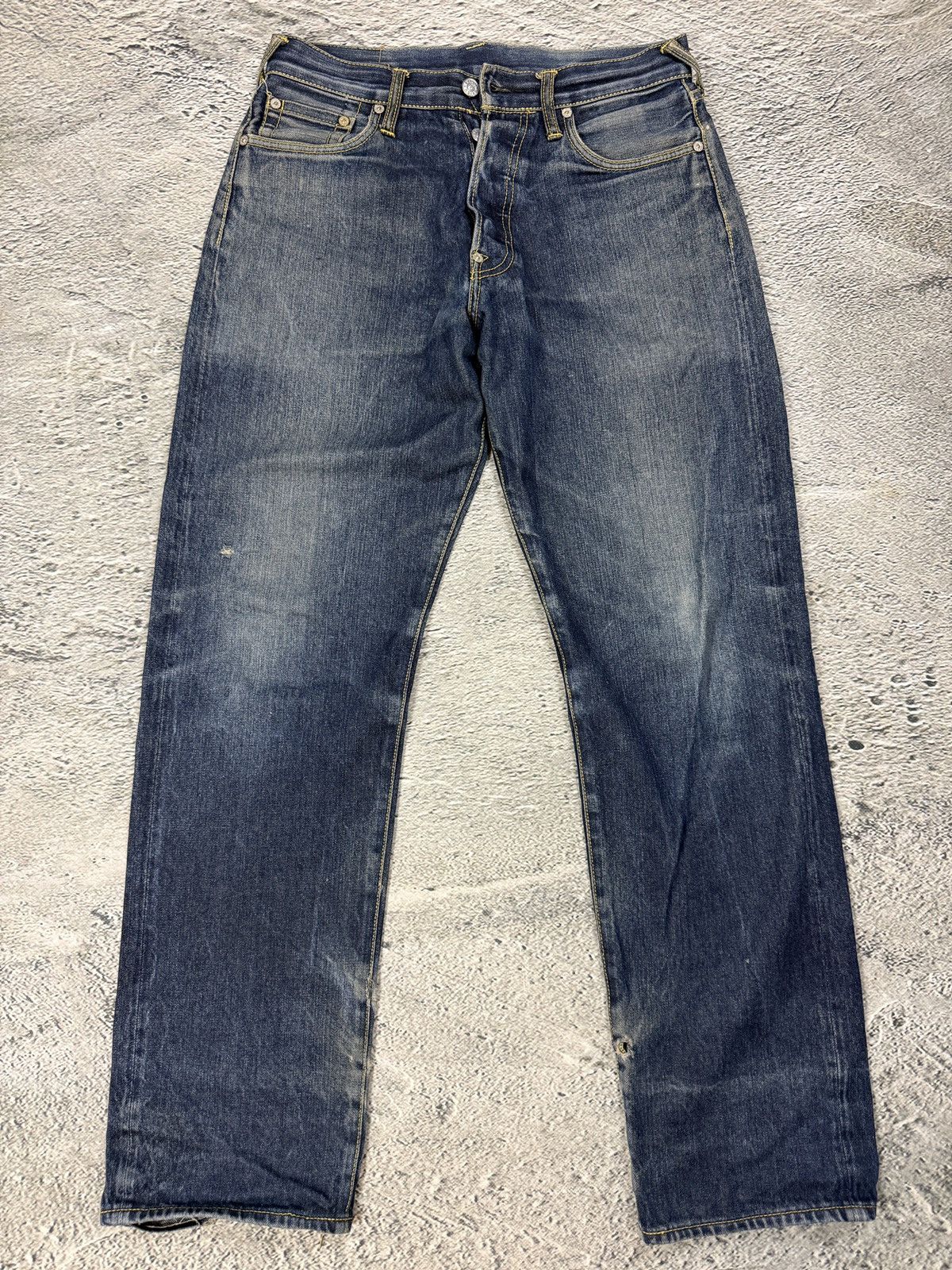 Evisu Evisu jeans silver daicock big logo selvedge denim Size US 30 / EU 46 - 7 Thumbnail