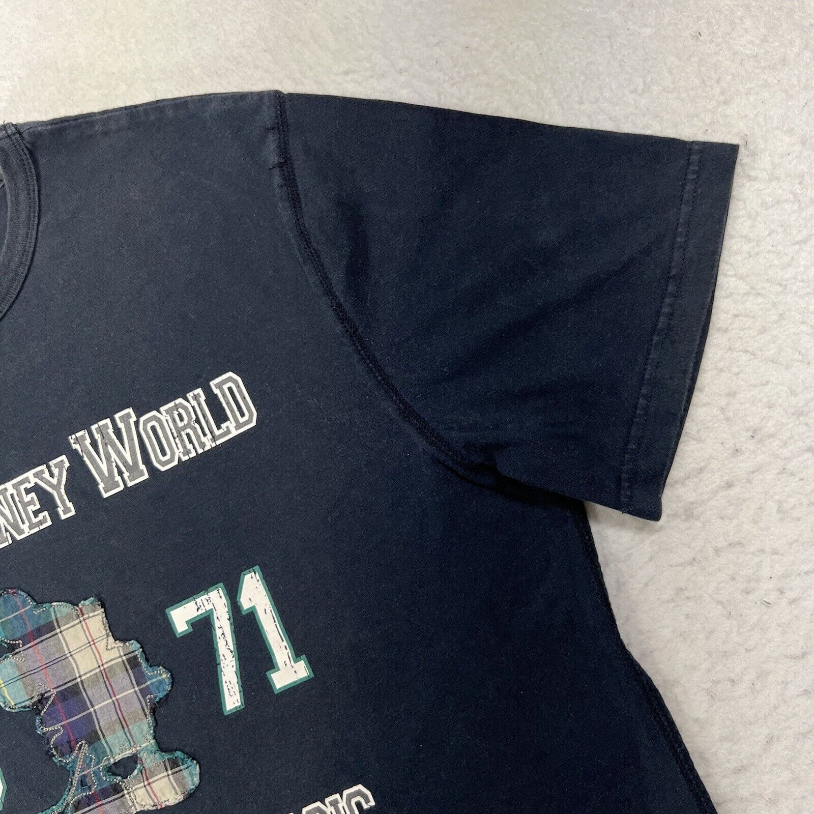 Disney Walt Disney World Blue American Classic 1971 Graphic Tee Size US XL / EU 56 / 4 - 4 Thumbnail