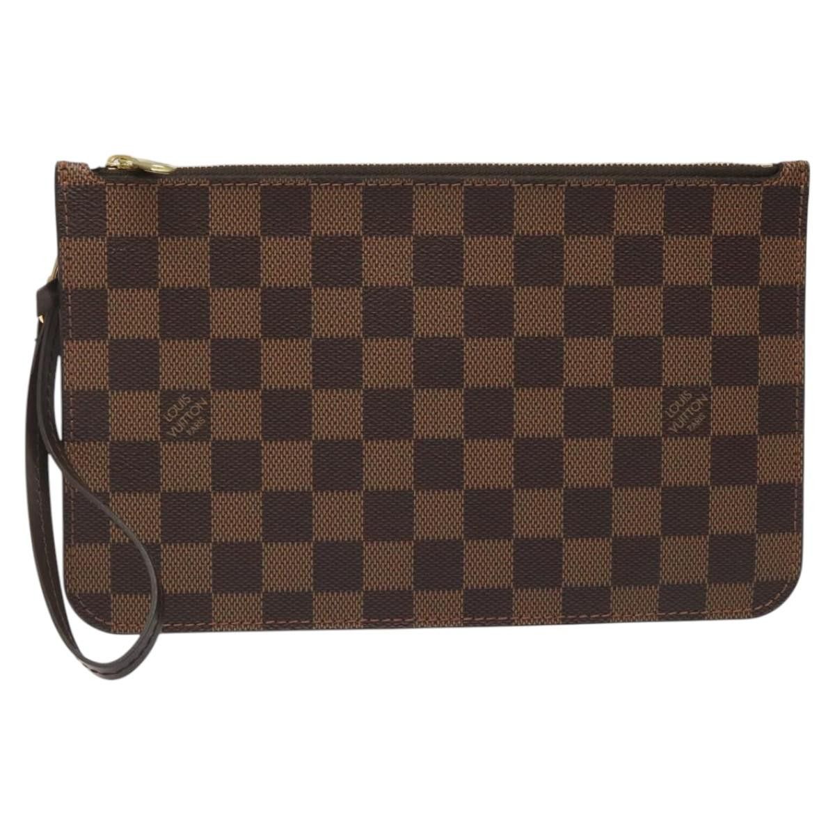 Louis Vuitton Pochette Accessoire Brown Canvas Clutch Bag (Pre-Owned) Size ONE SIZE - 1 Thumbnail