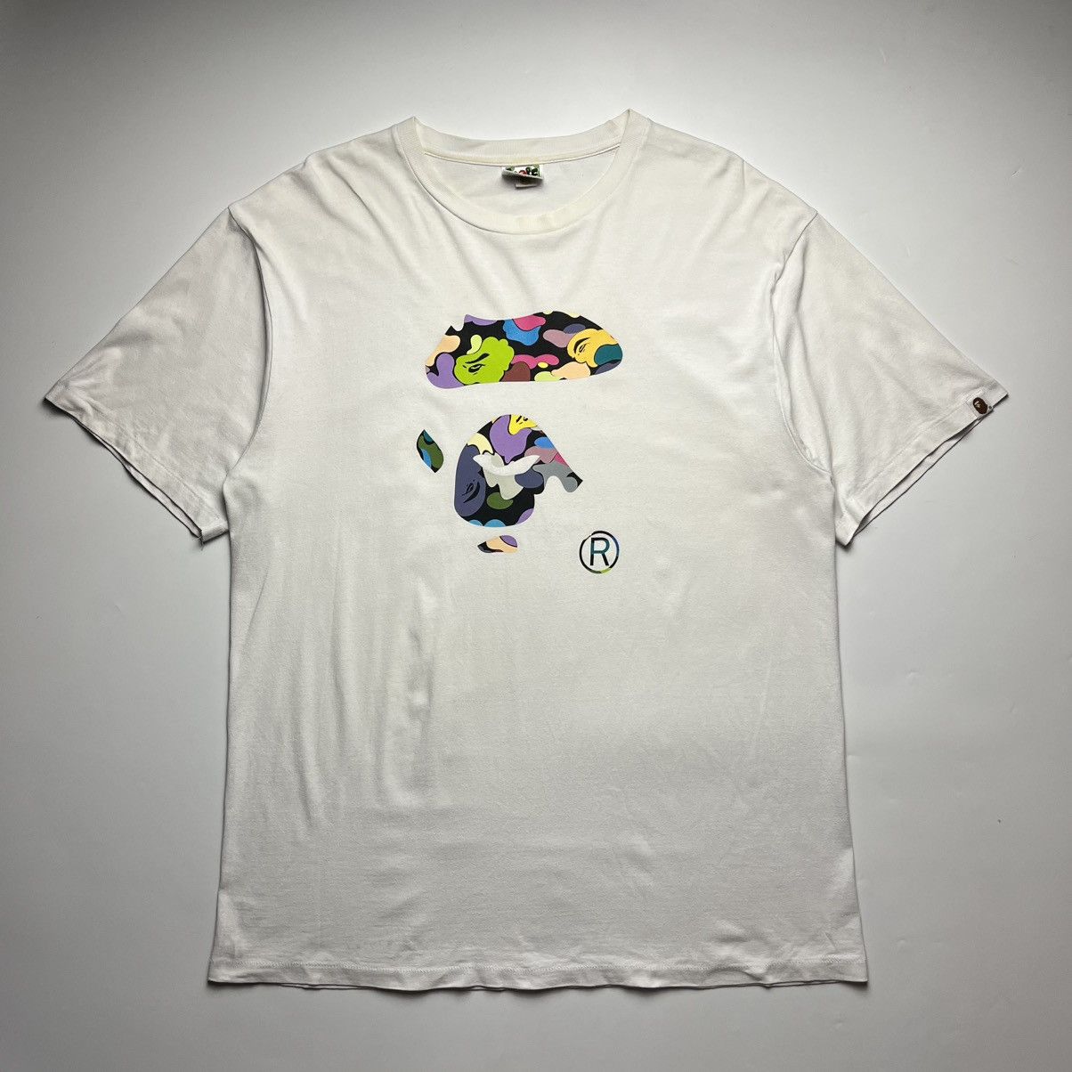 Bape BAPE Multi Camo Ape Face - Cotton Cnady T-Shirt Size US XXL / EU 58 / 5 - 1 Thumbnail