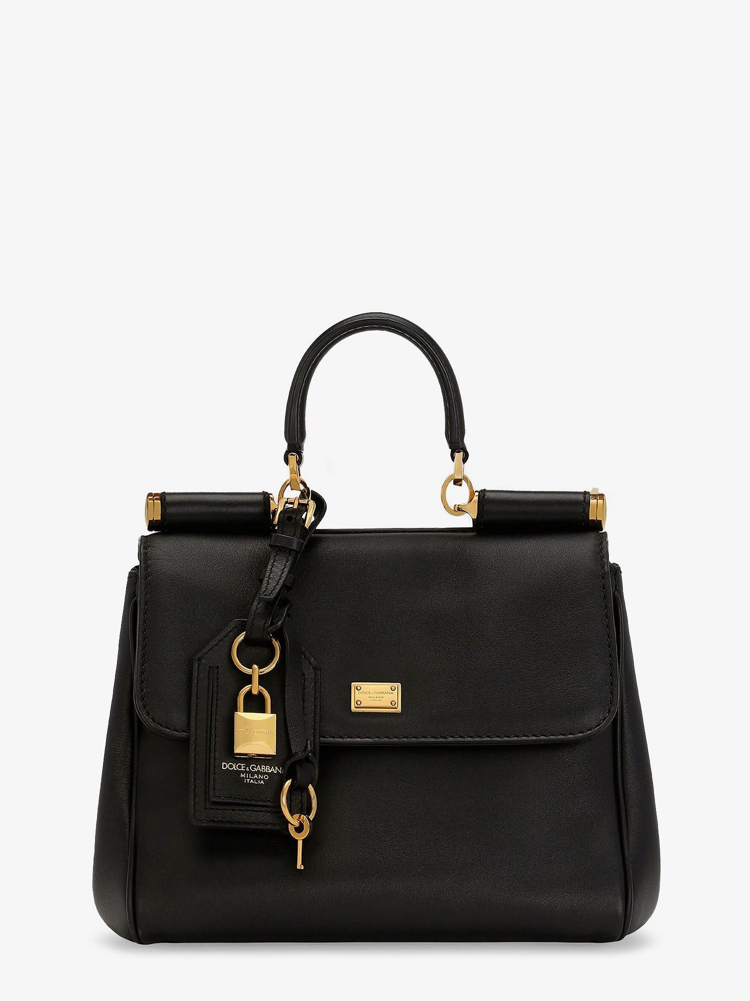 Dolce & Gabbana My Sicily Leather Shoulder Bag Size ONE SIZE - 1 Thumbnail