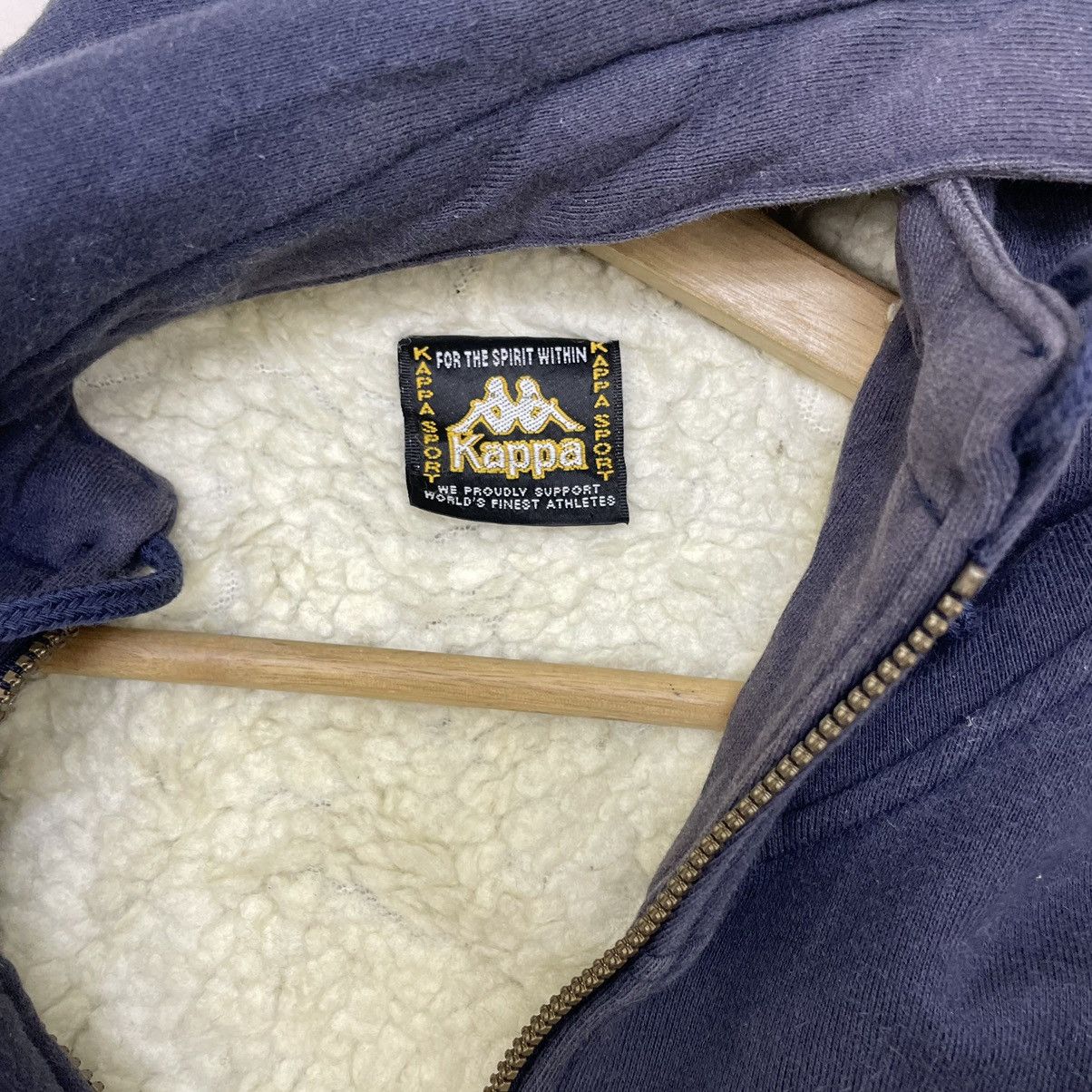 Kappa 🤝Vintage Kappa University Of Texas Shearling Hooded Jacket Size US L / EU 52-54 / 3 - 10 Thumbnail