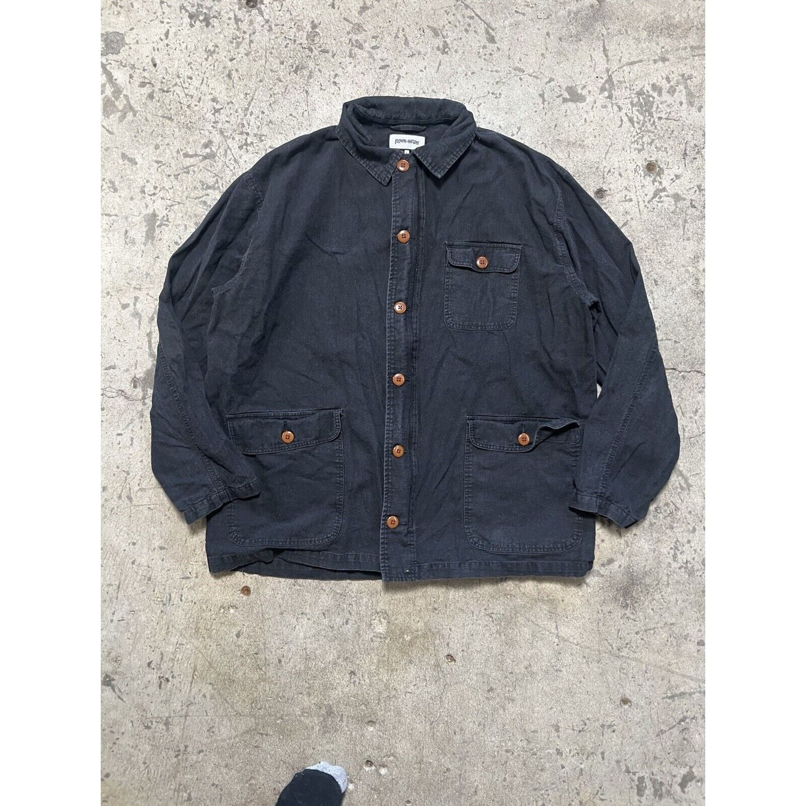 Fucking Awesome FA F*cking Awesome Black Chore Coat Cotton Rare Size XL Size US XL / EU 56 / 4 - 1 Thumbnail