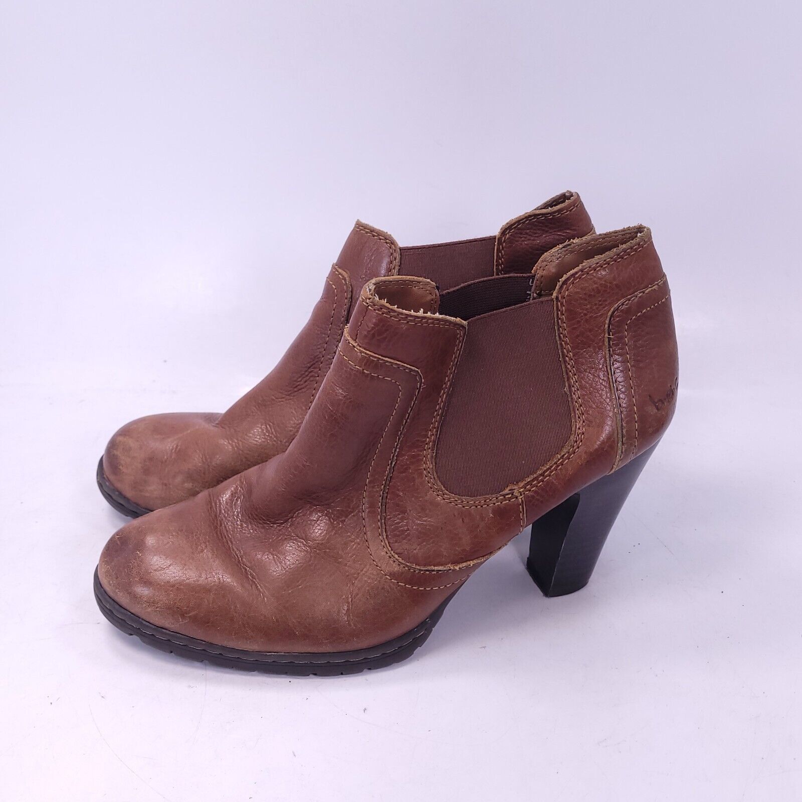 Born b.o.c. Born Casual Heeled Boot Womens Size 8.5 BC4583 Brown Size US 8.5 / IT 38.5 - 1 Thumbnail