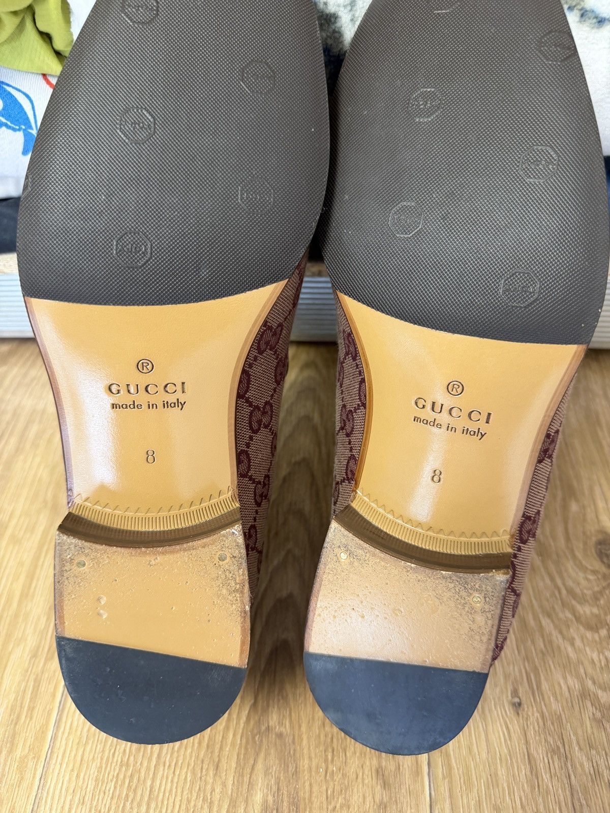 Gucci Gucci Monogram Horsebit Loafer Size US 8 / EU 41 - 7 Thumbnail
