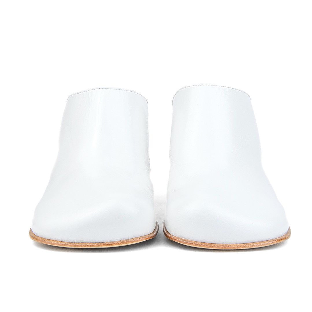 Bottega Veneta bottega veneta white bloc decollete Size US 7 / IT 37 - 3 Thumbnail