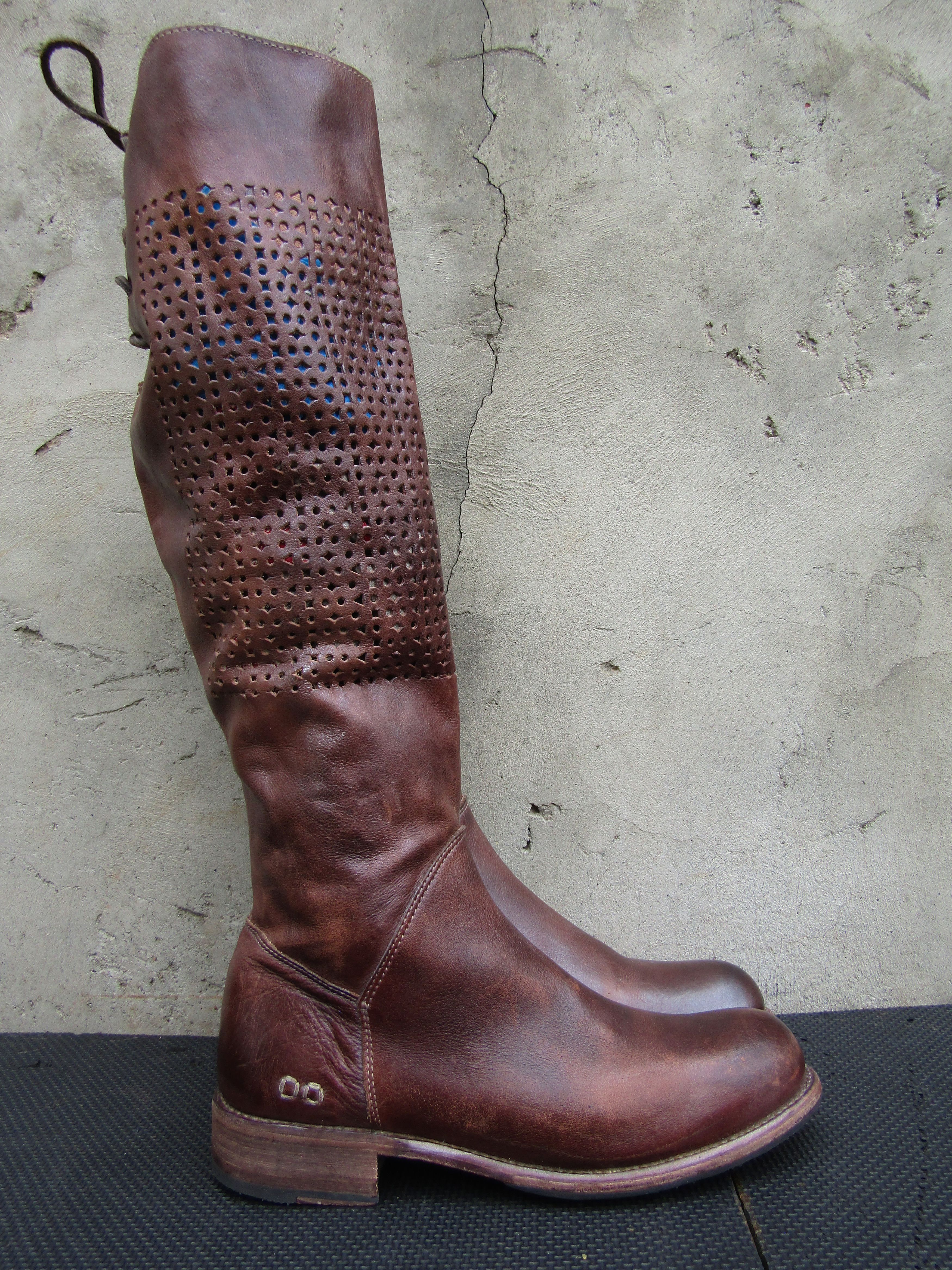 Bed Stu BED STU Cambridge Perforated Tall Leather Moto Biker Tall Size US 10 / IT 40 - 7 Thumbnail
