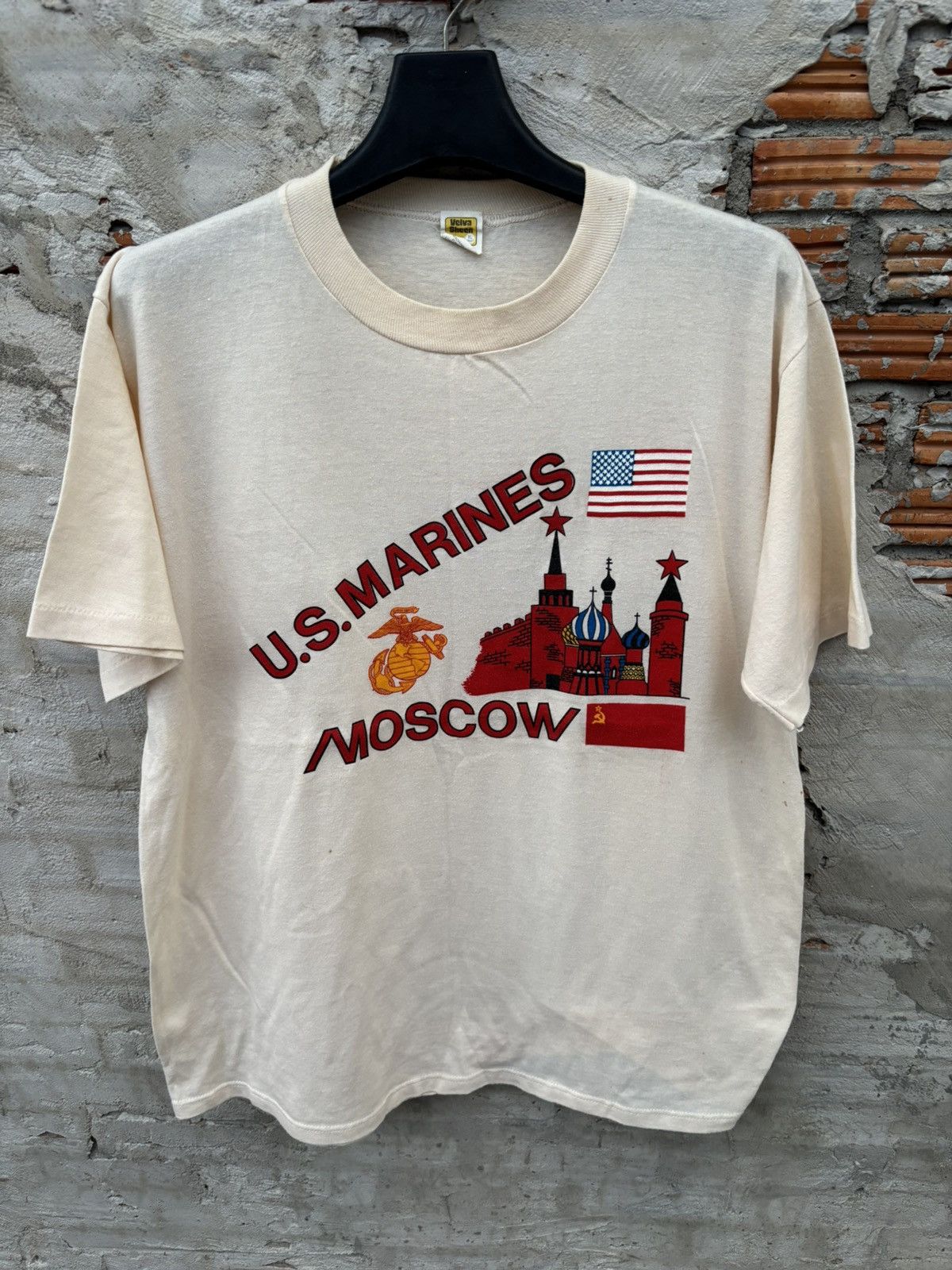 Vintage U.S. Marines MOSCOW 1980s Size US XL / EU 56 / 4 - 1 Thumbnail