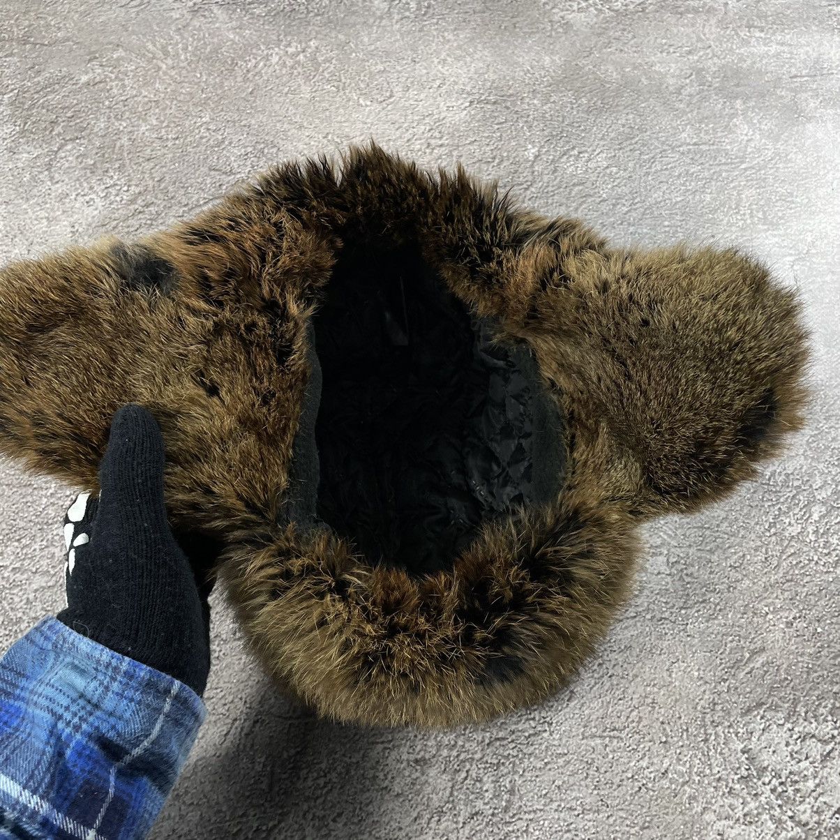 Vintage Vintage Y2K Fuzzy Beanie Ushanka Alt Grunge Streetwear OS Size ONE SIZE - 4 Thumbnail