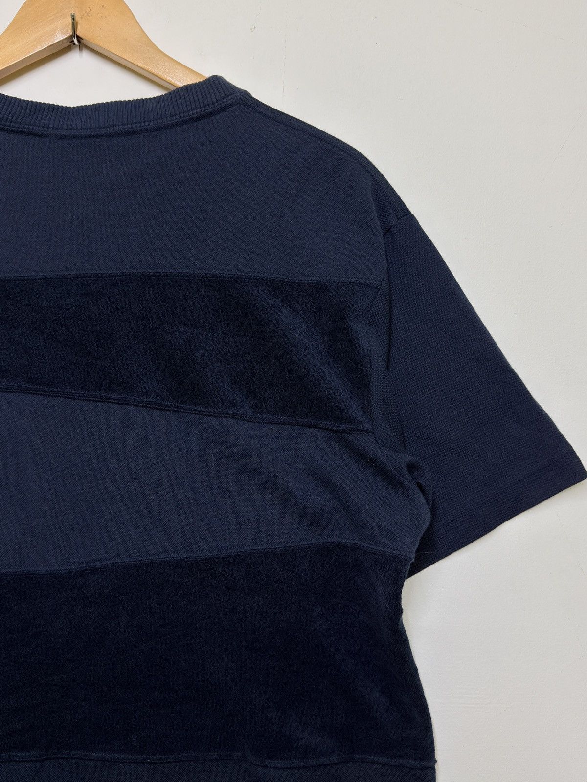 Helly Hansen Vintage Helly Hansen Patchwork Stripe Textured Short Sleeve Size US M / EU 48-50 / 2 - 11 Thumbnail