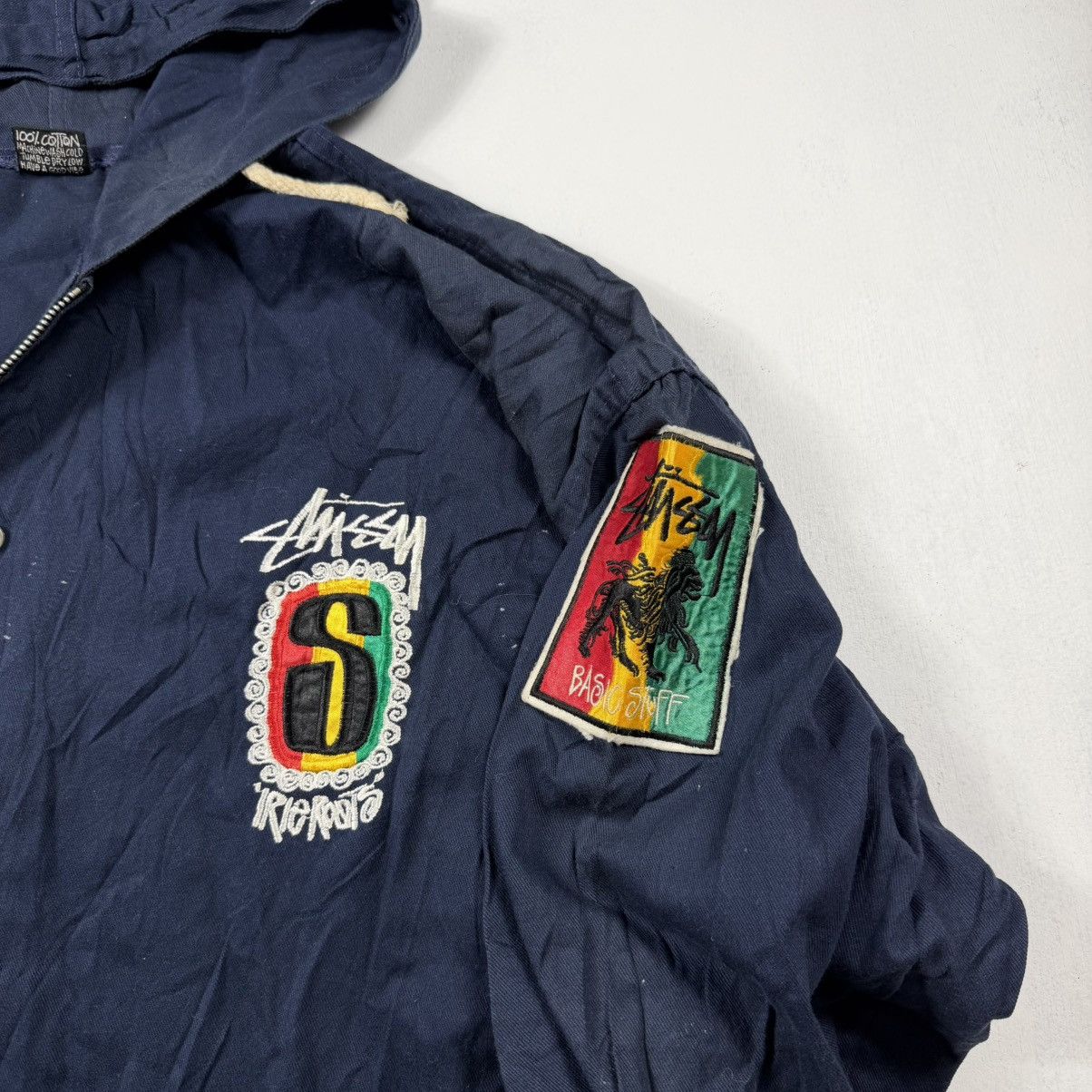 Stussy Vintage 90’s Stussy bootleg hoodie irie roots Size US XL / EU 56 / 4 - 4 Thumbnail