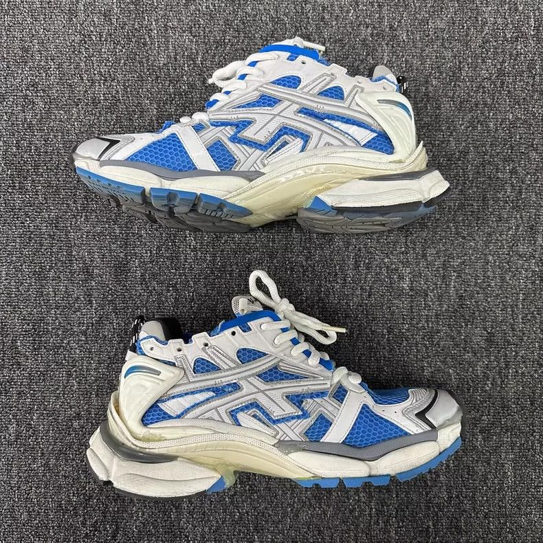 Balenciaga Balenciaga Runner Blue and White shoes 2502-Nextarrow Size US 8 / EU 41 - 3 Thumbnail