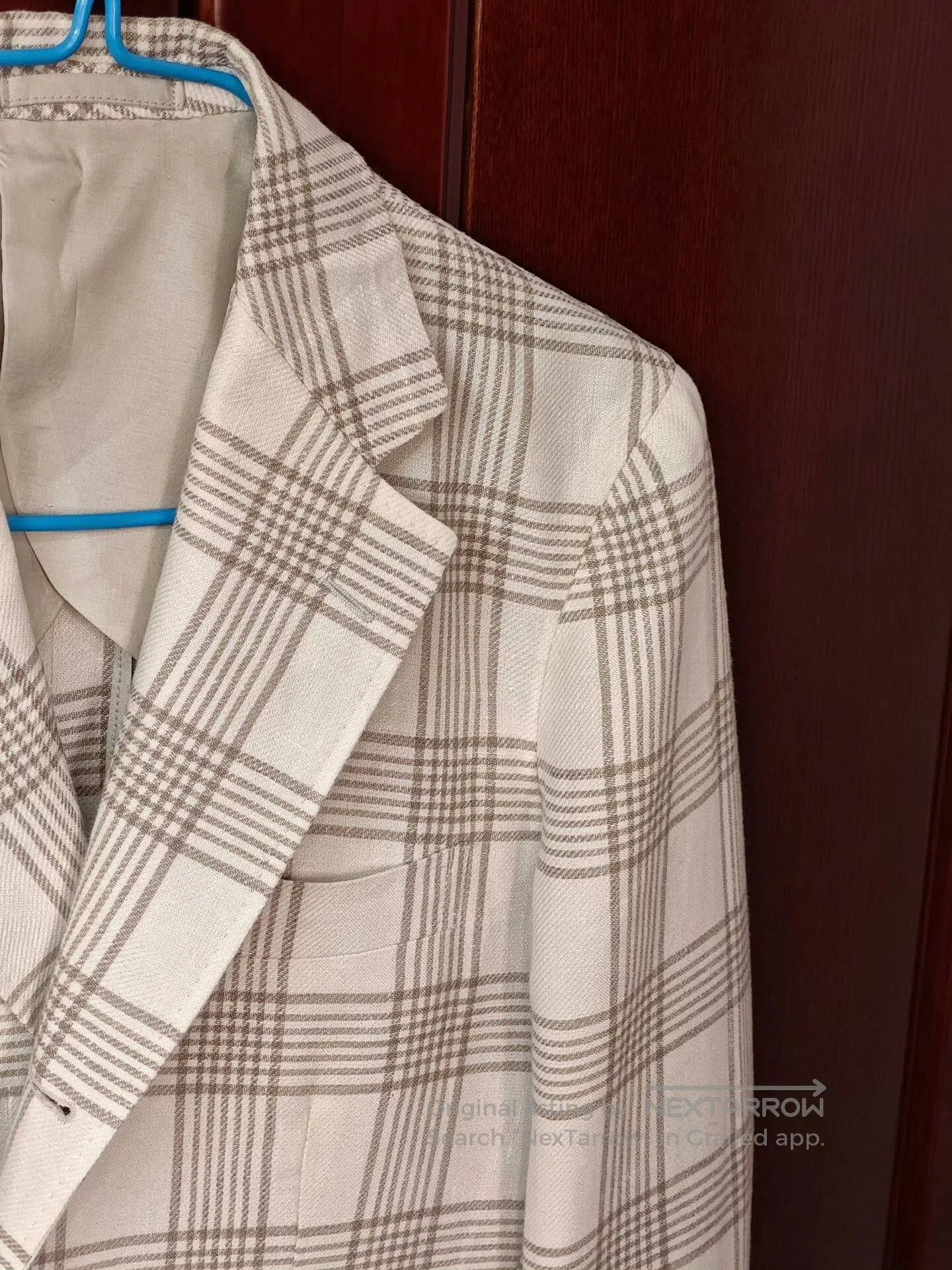 Ermenegildo Zegna Custom Italian Zegna Check Suit Jacket. Size US S / EU 44-46 / 1 - 2 Thumbnail