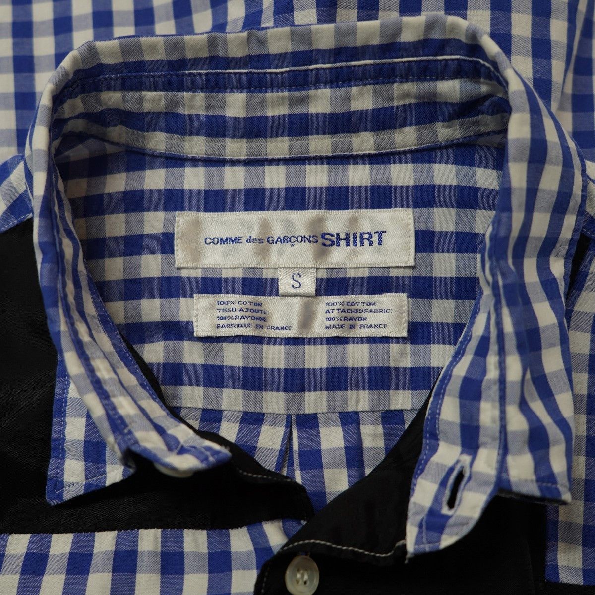 Comme des Garcons SHIRT Shirt Patchwork Gingham Check Long Sleeve Size US S / EU 44-46 / 1 - 4 Thumbnail