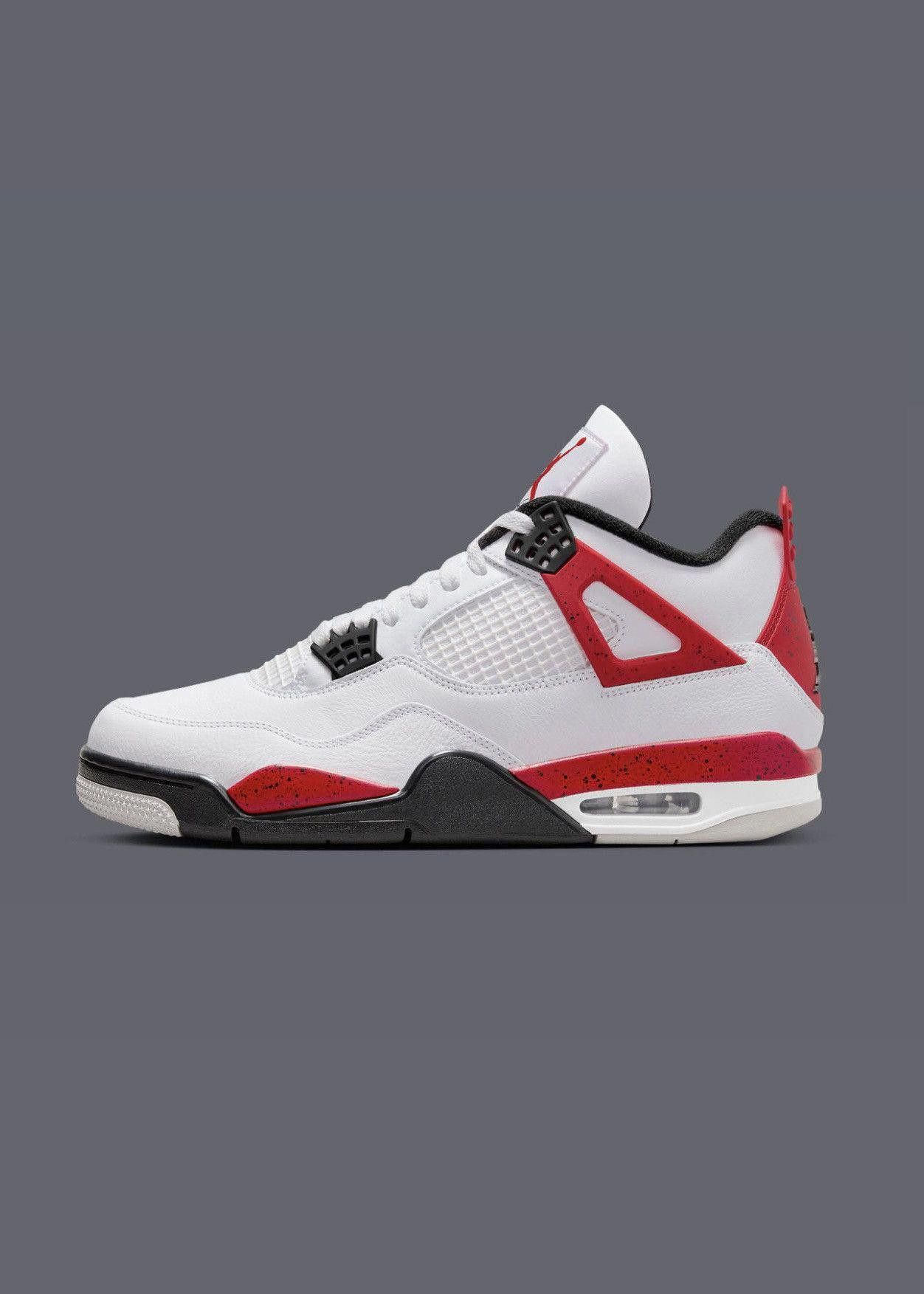 Jordan Brand Jordan 4 Retro Red Cement Size US 10 / EU 43 - 1 Thumbnail
