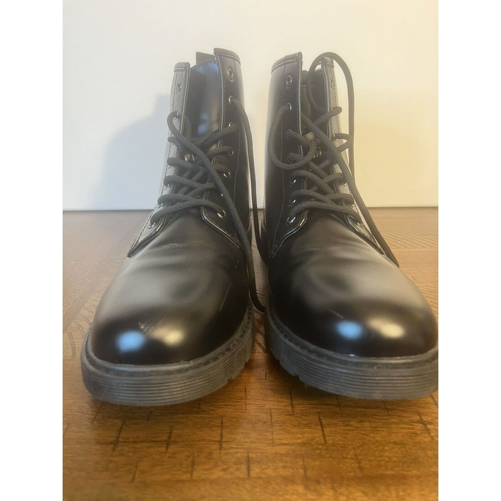 Arizona Jean Co. Arizona Mens Contra Lace Up Boots Black Sz 12M Casual Shoes Size US 12 / EU 45 - 3 Thumbnail