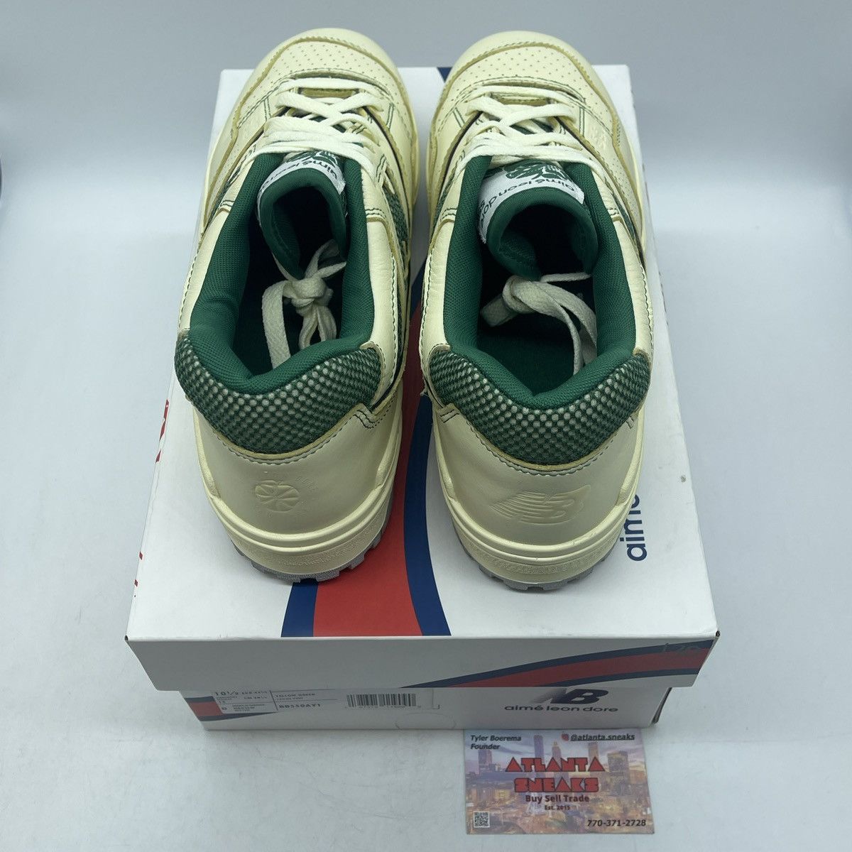 New Balance Aime Leon dore x 550 Masaryk classic pine Size US 10.5 / EU 43-44 - 6 Thumbnail