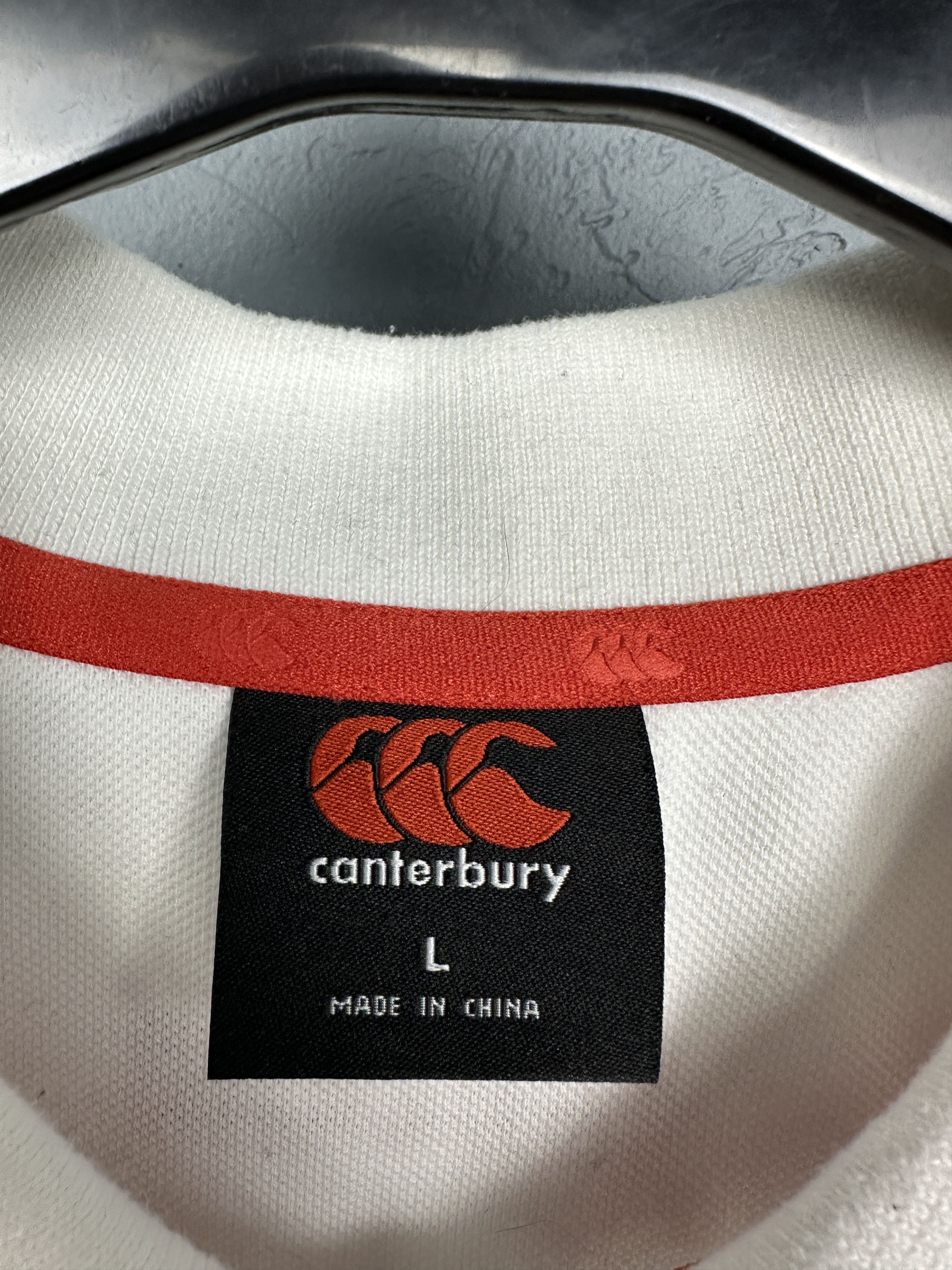 Canterbury of New Zealand Canterbury O2 England Rugby Polo Shirt Size US L / EU 52-54 / 3 - 3 Thumbnail