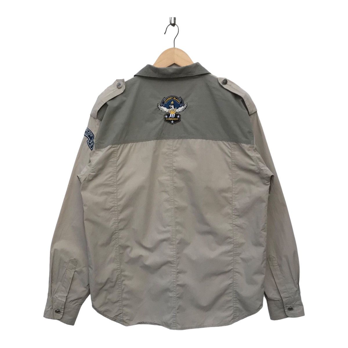 Wu-Tang Clan Vintage 90s Johnny Blaze Uniform Works Shirt Size US L / EU 52-54 / 3 - 14 Thumbnail