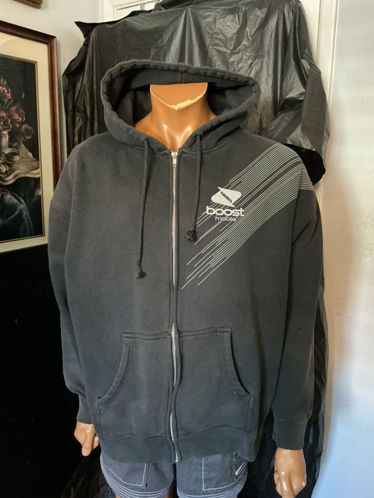 Independent Trading Co. Vintage Y2K Boost Mobile Independent Trading Co Zip Hoodie Size US XL / EU 56 / 4 - 13 Thumbnail