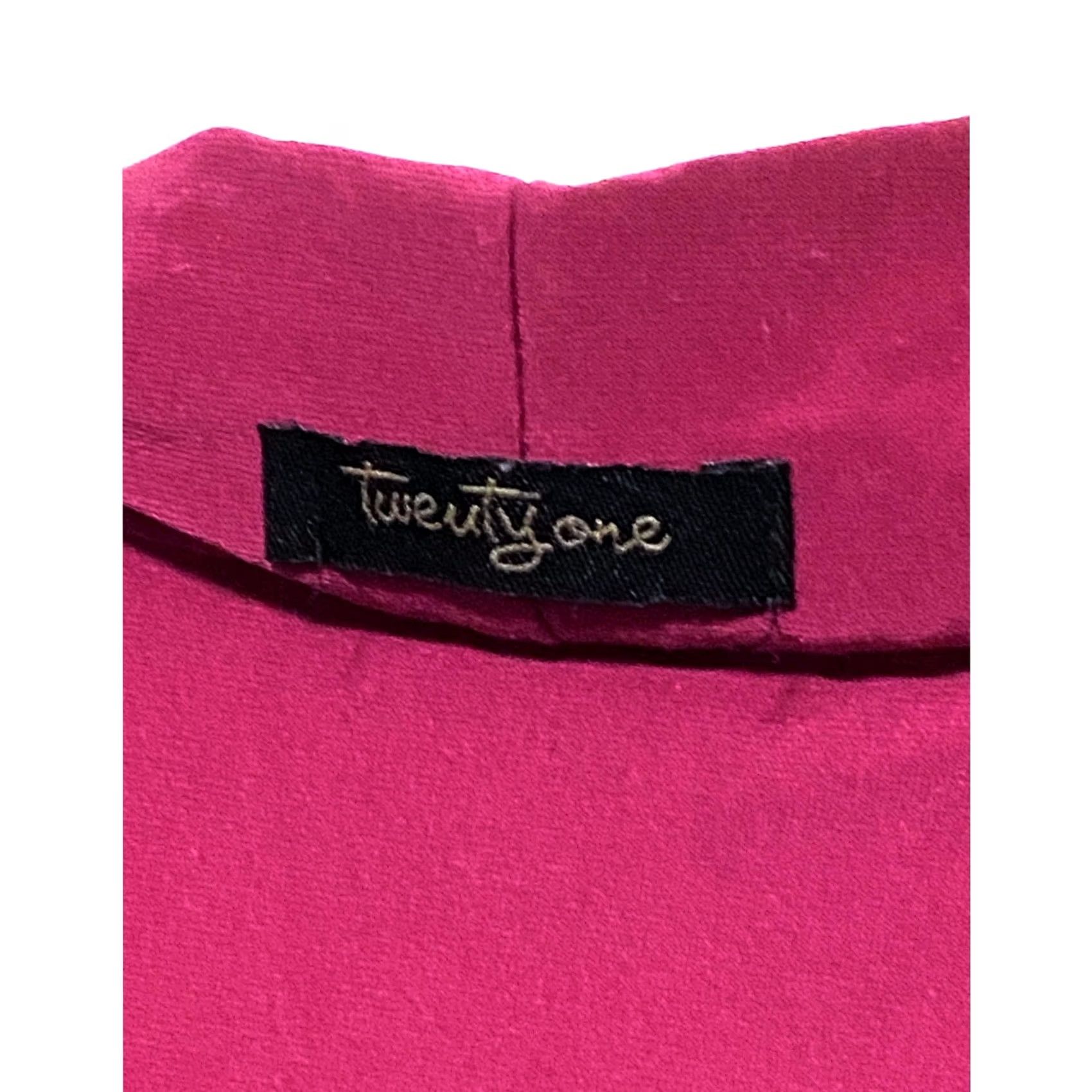 Pinko VINTAGE TwentyOne Pink Tunic Dress Women XS Waterfall Cowl Neck Draped Flowy Boho Spring Size XS / US 0-2 / IT 36-38 - 4 Thumbnail
