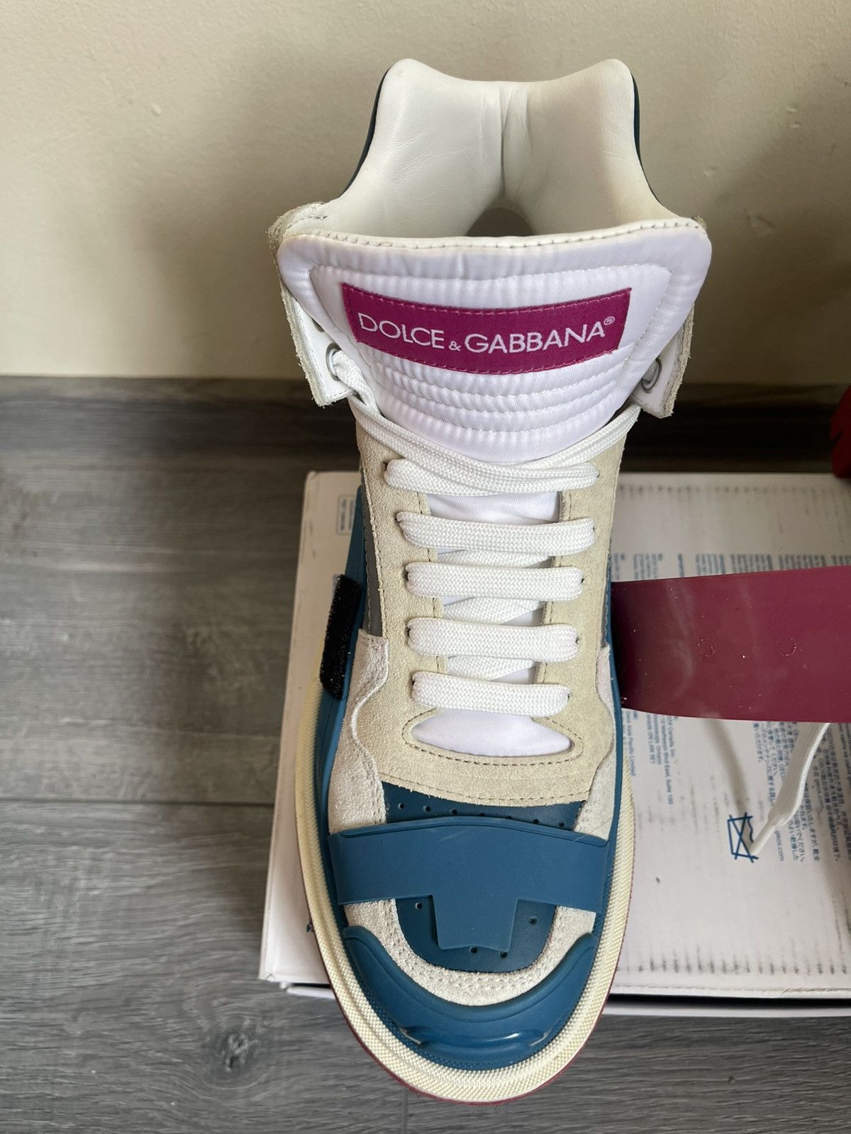 Dolce & Gabbana Dolce & Gabbana high-tops trainers boots Size US 5.5 / EU 38 - 21 Thumbnail