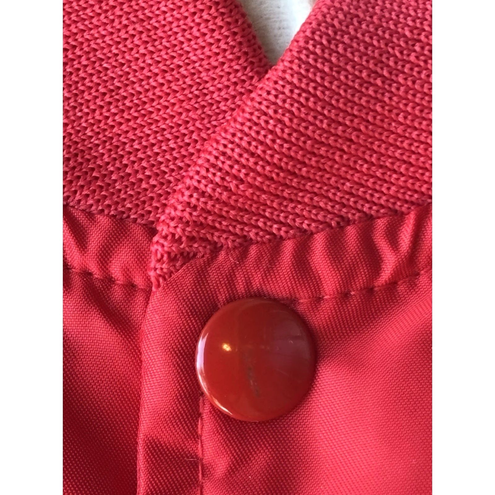 Vintage VINTAGE Le Mans Racing Satin Jacket USA Bomber Jacket Red L Men MVP 80s Size US L / EU 52-54 / 3 - 7 Thumbnail
